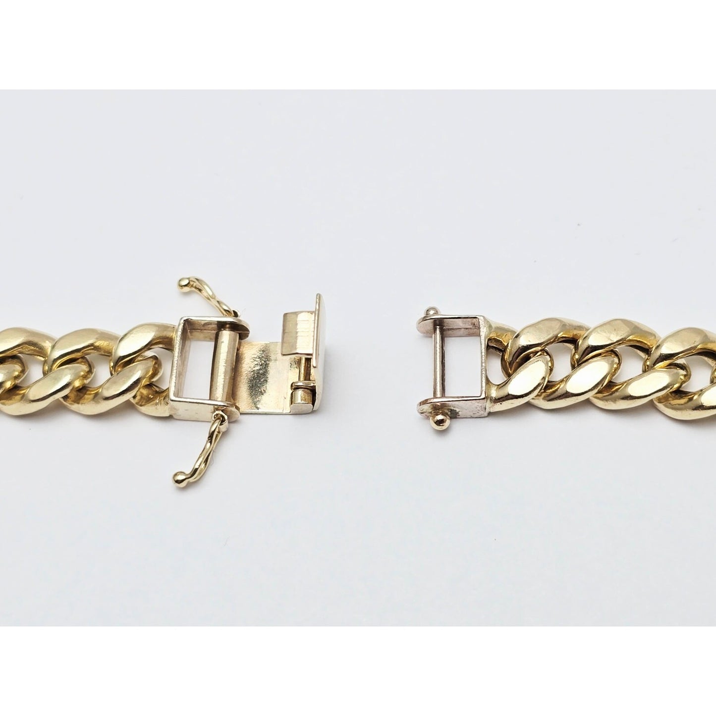 14K Yellow Gold Cuban Link Chain Necklace