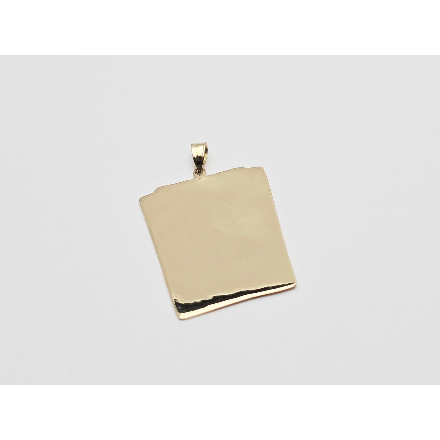 14K Yellow Gold Playing Cards Ace & King of Diamonds Charm Pendant