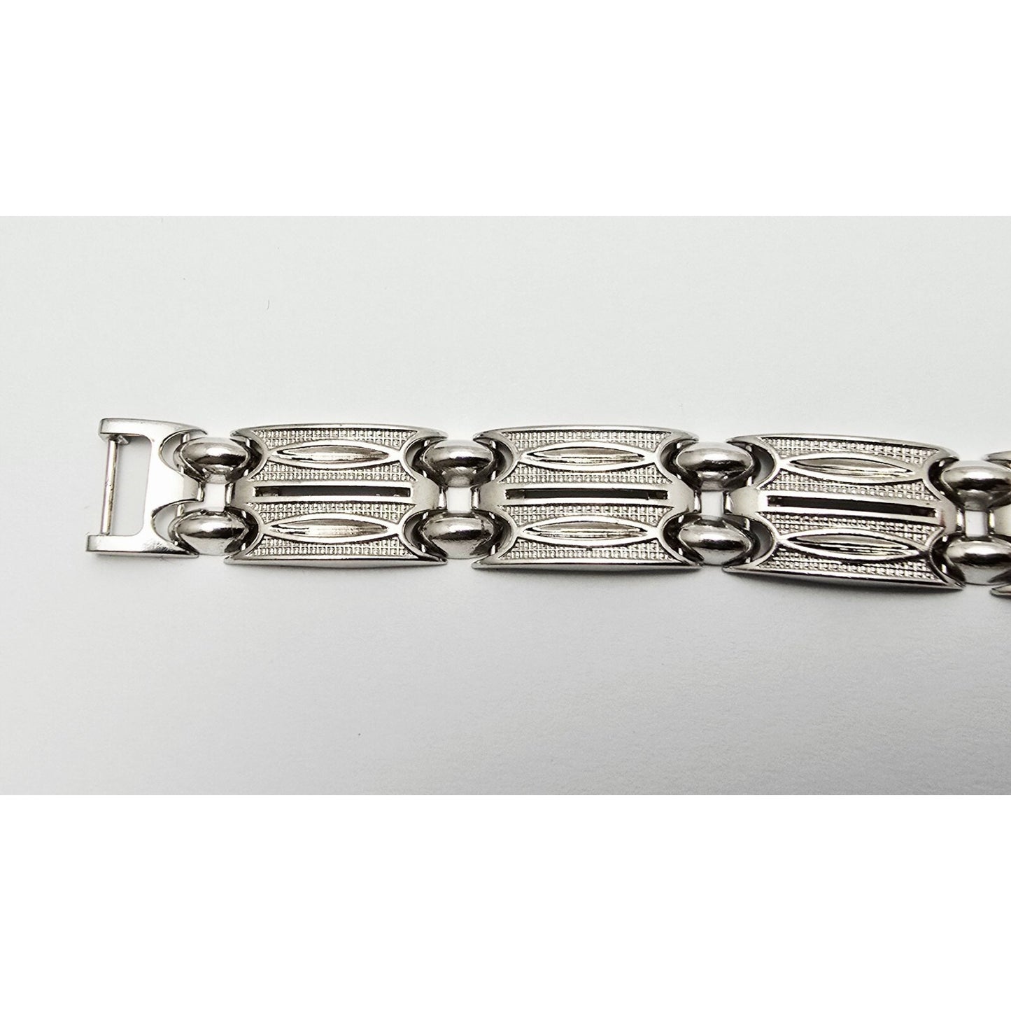 14K White Gold Custom Link Bracelet
