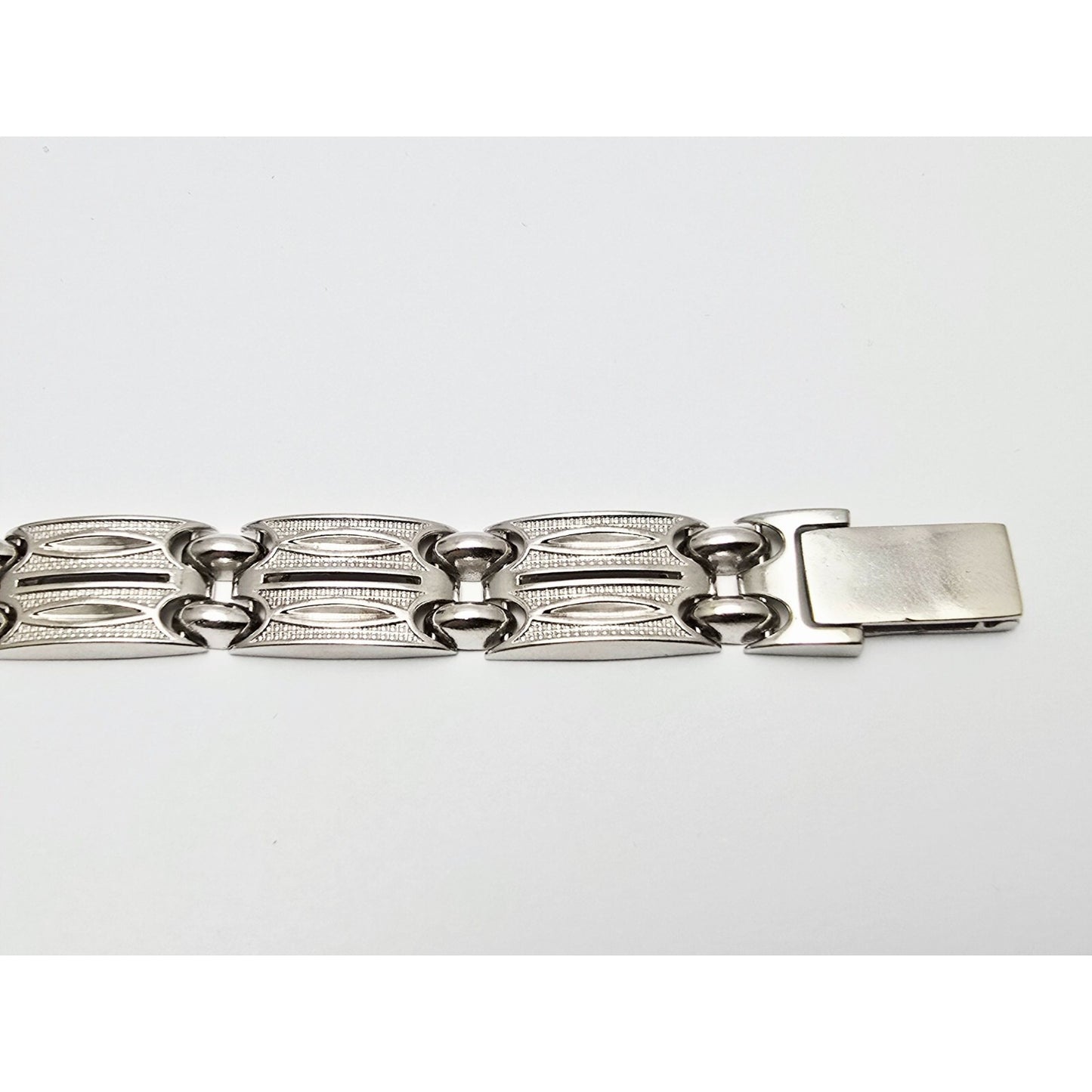 14K White Gold Custom Link Bracelet