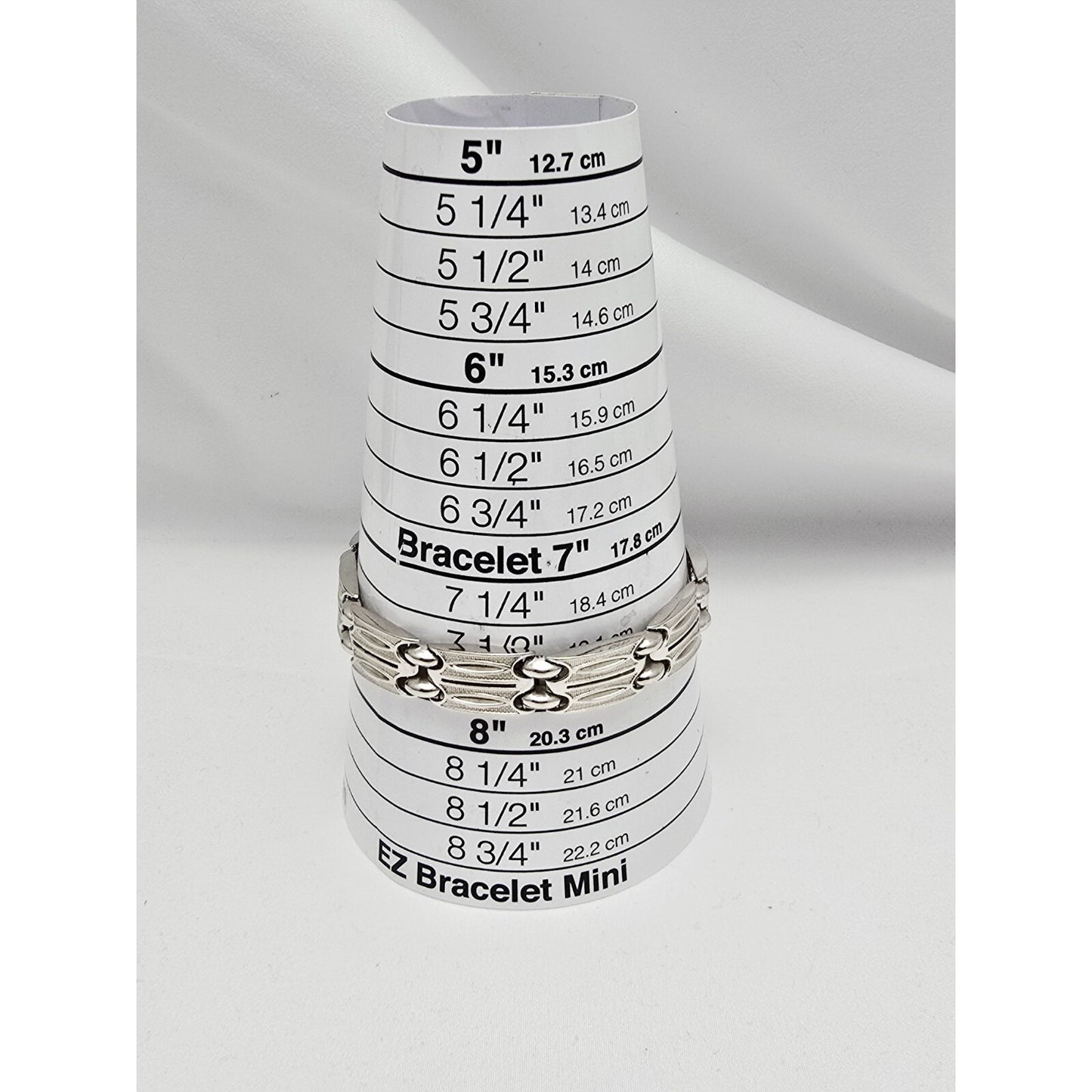 14K White Gold Custom Link Bracelet