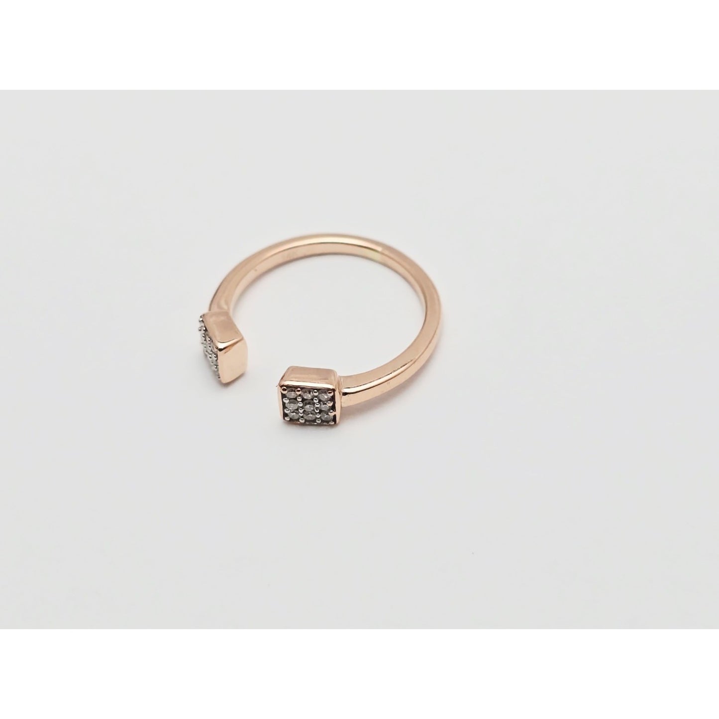 14K Rose Gold Diamond Baby Ring