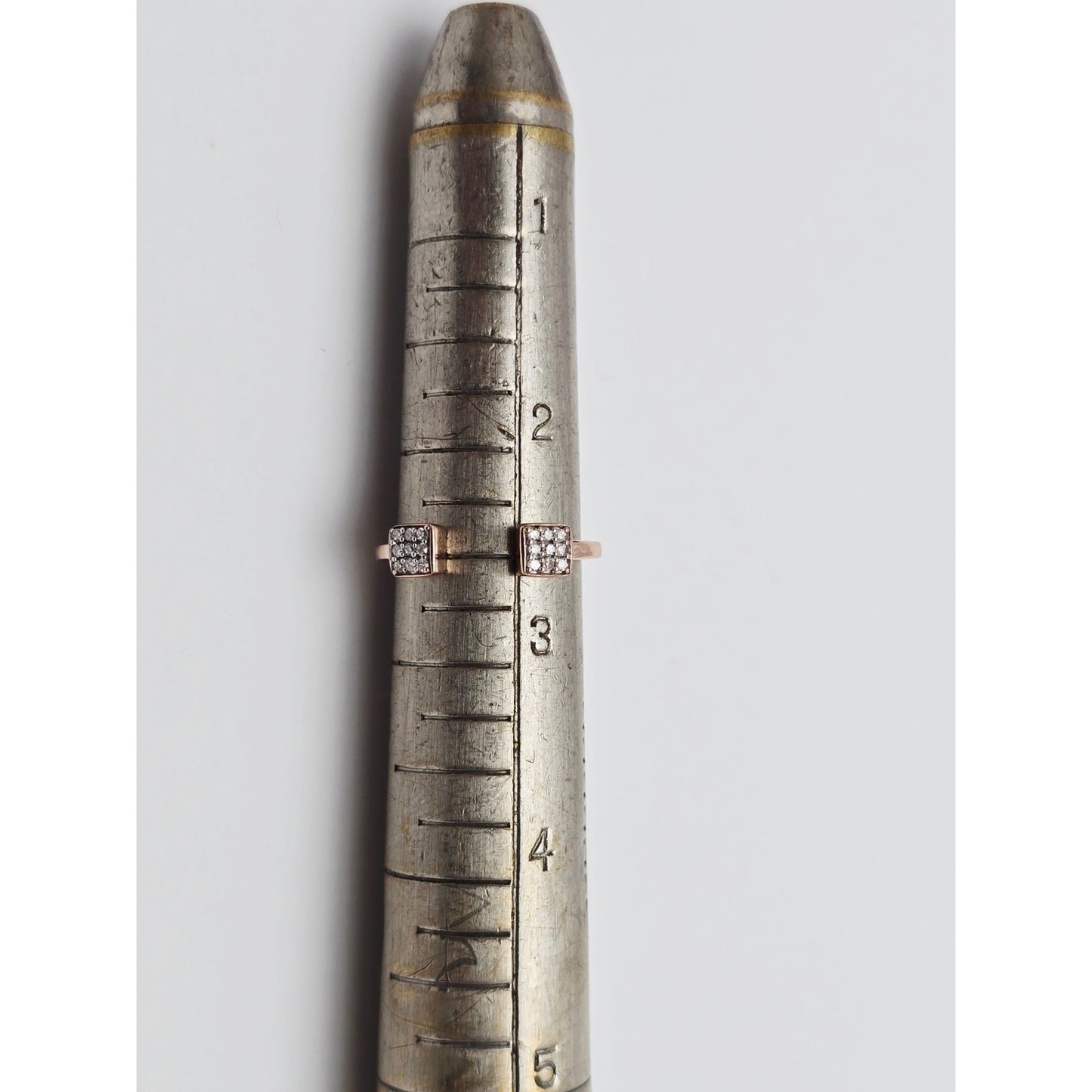 14K Rose Gold Diamond Baby Ring