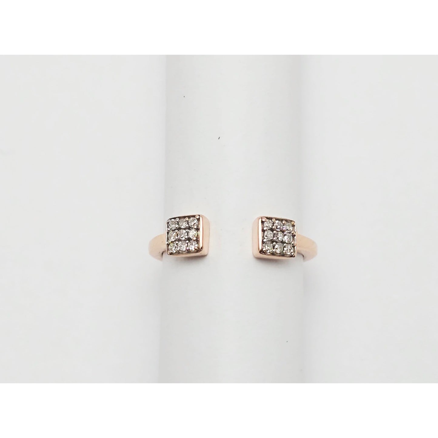 14K Rose Gold Diamond Baby Ring