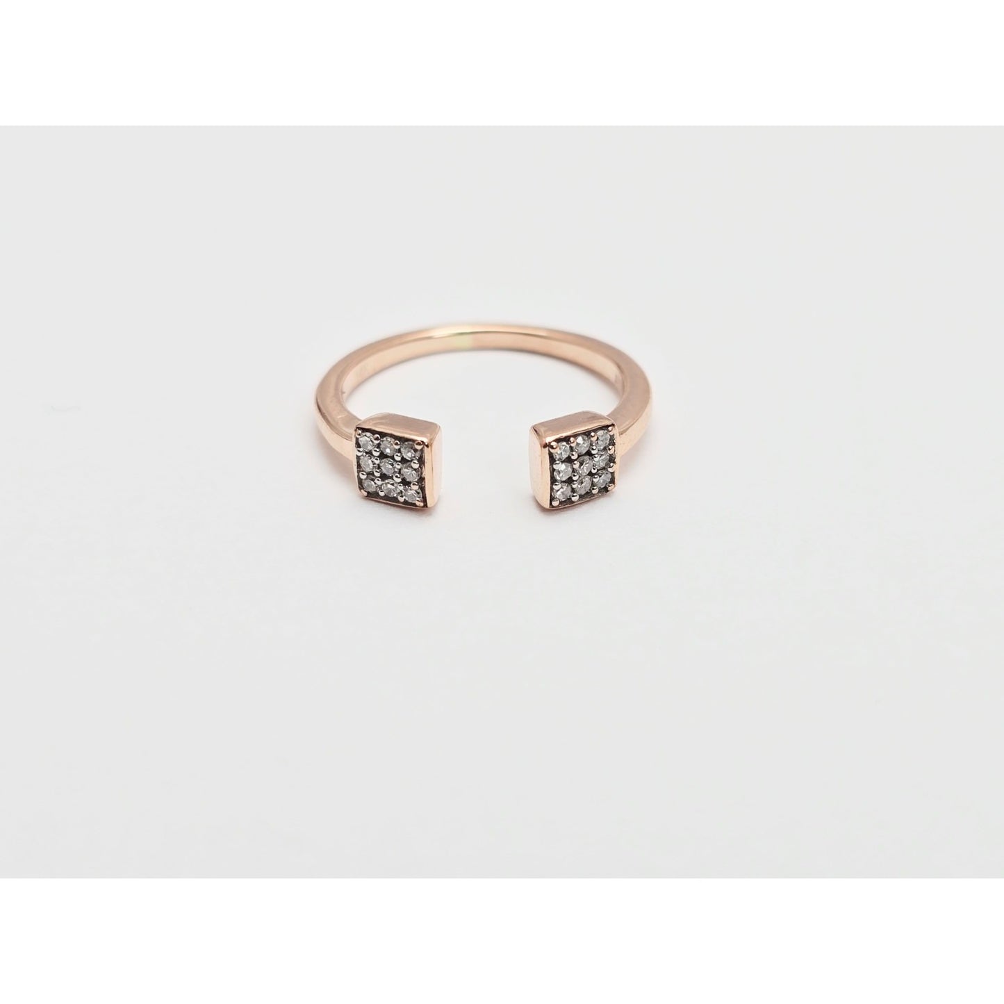 14K Rose Gold Diamond Baby Ring