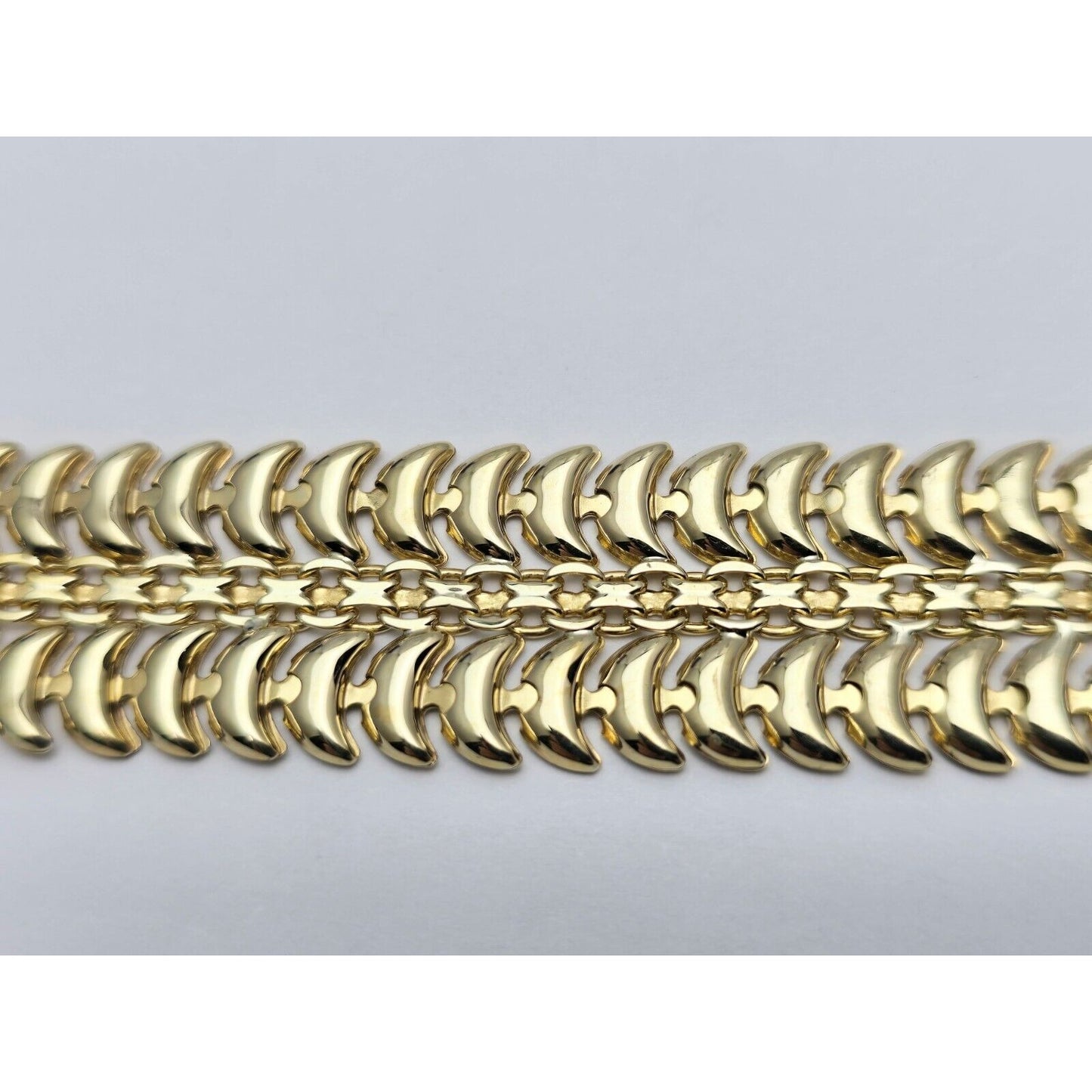 10K Yellow Gold Custom Link Bracelet