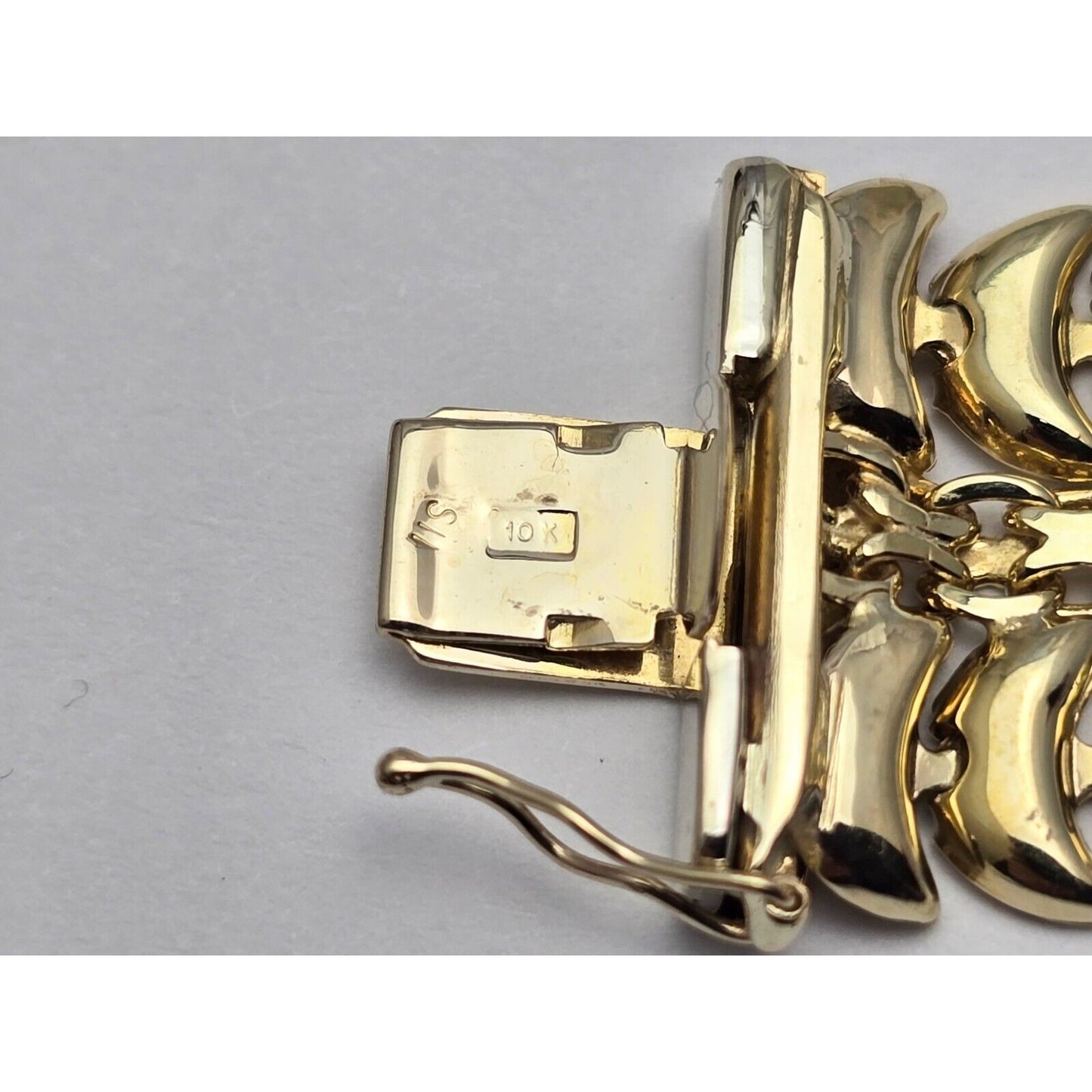 10K Yellow Gold Custom Link Bracelet