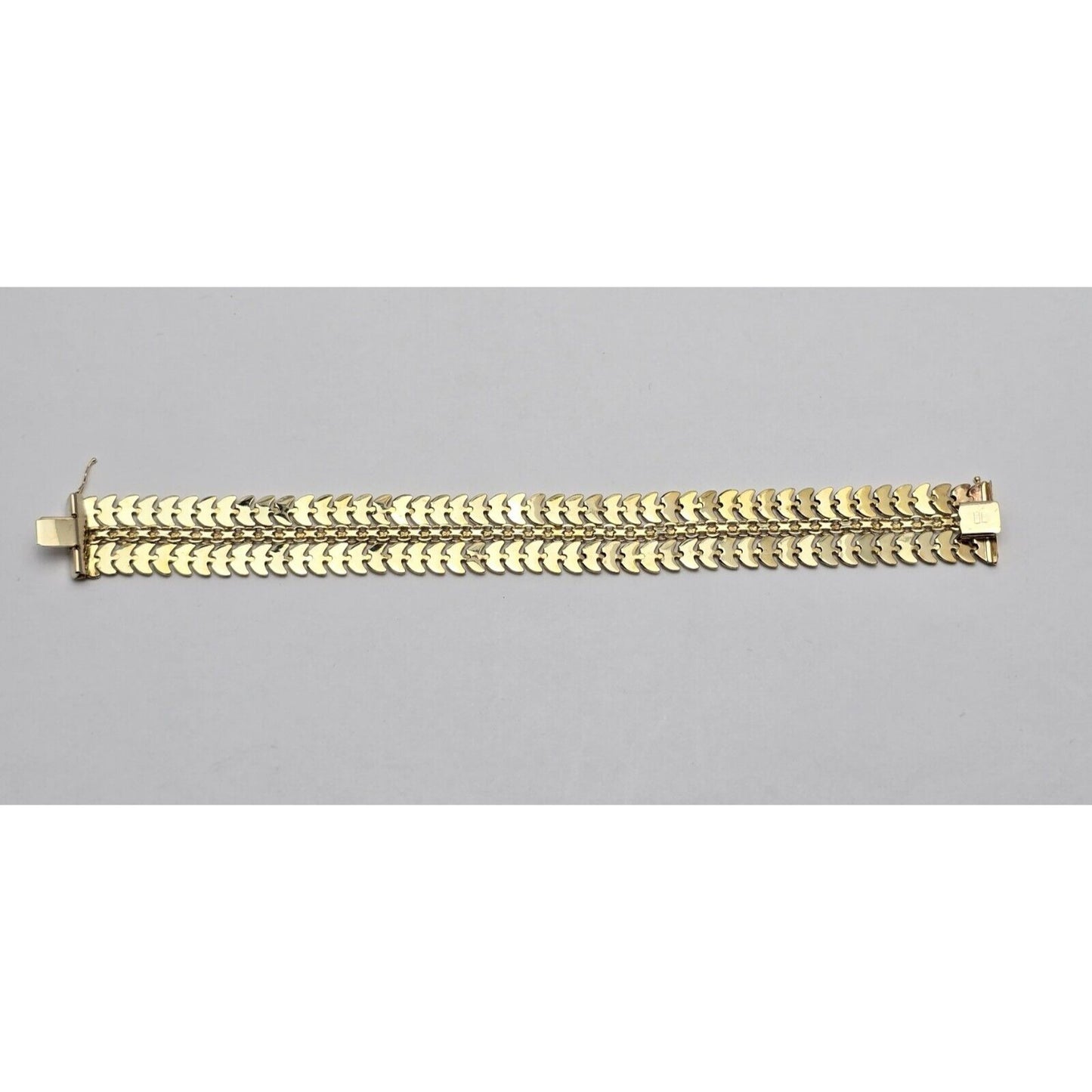 10K Yellow Gold Custom Link Bracelet