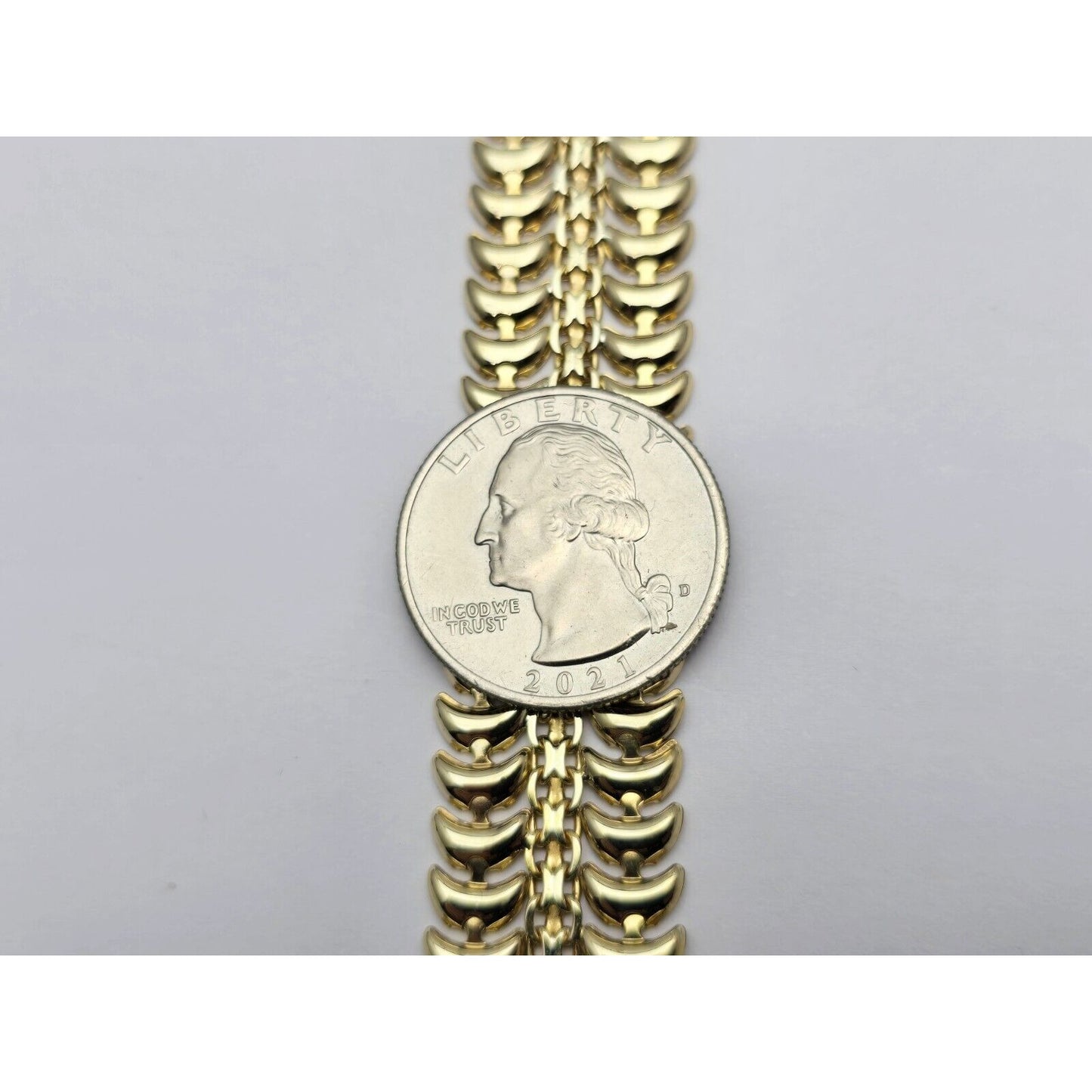 10K Yellow Gold Custom Link Bracelet