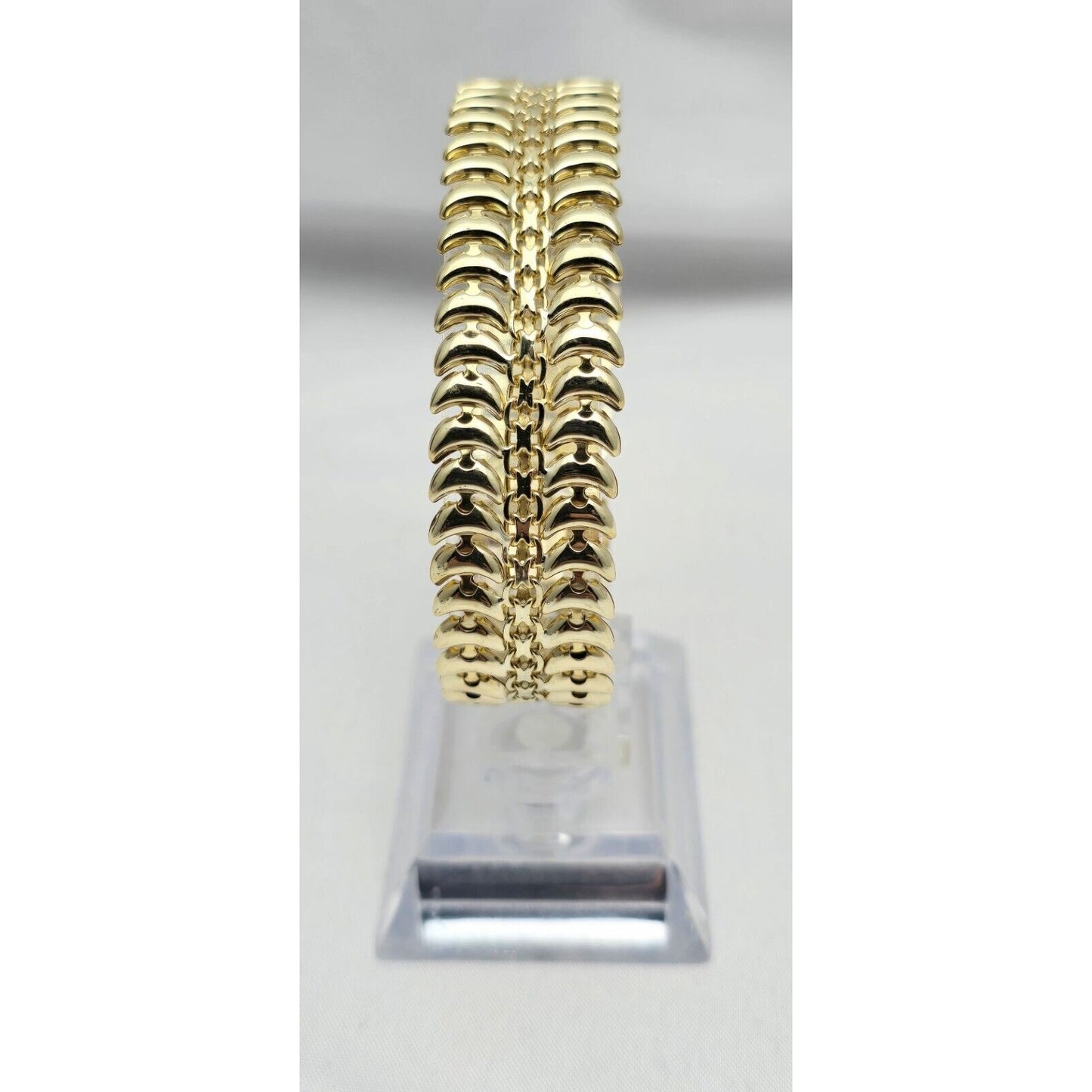 10K Yellow Gold Custom Link Bracelet