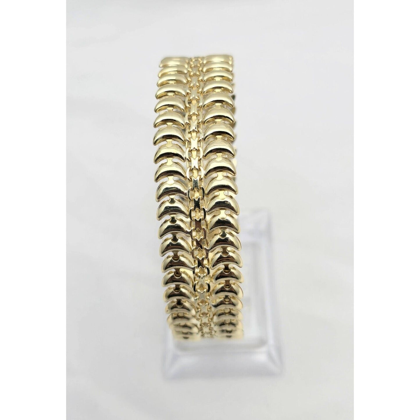 10K Yellow Gold Custom Link Bracelet