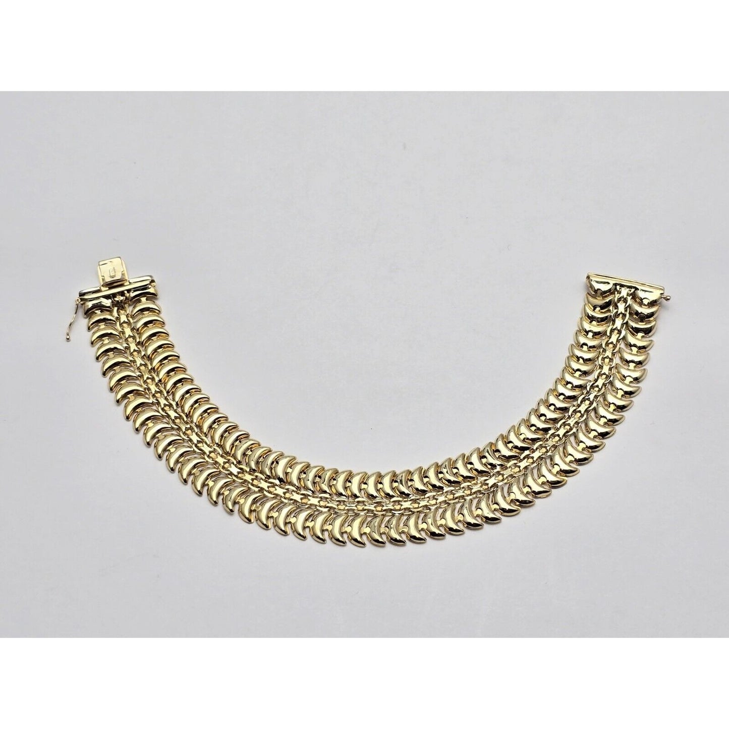 10K Yellow Gold Custom Link Bracelet