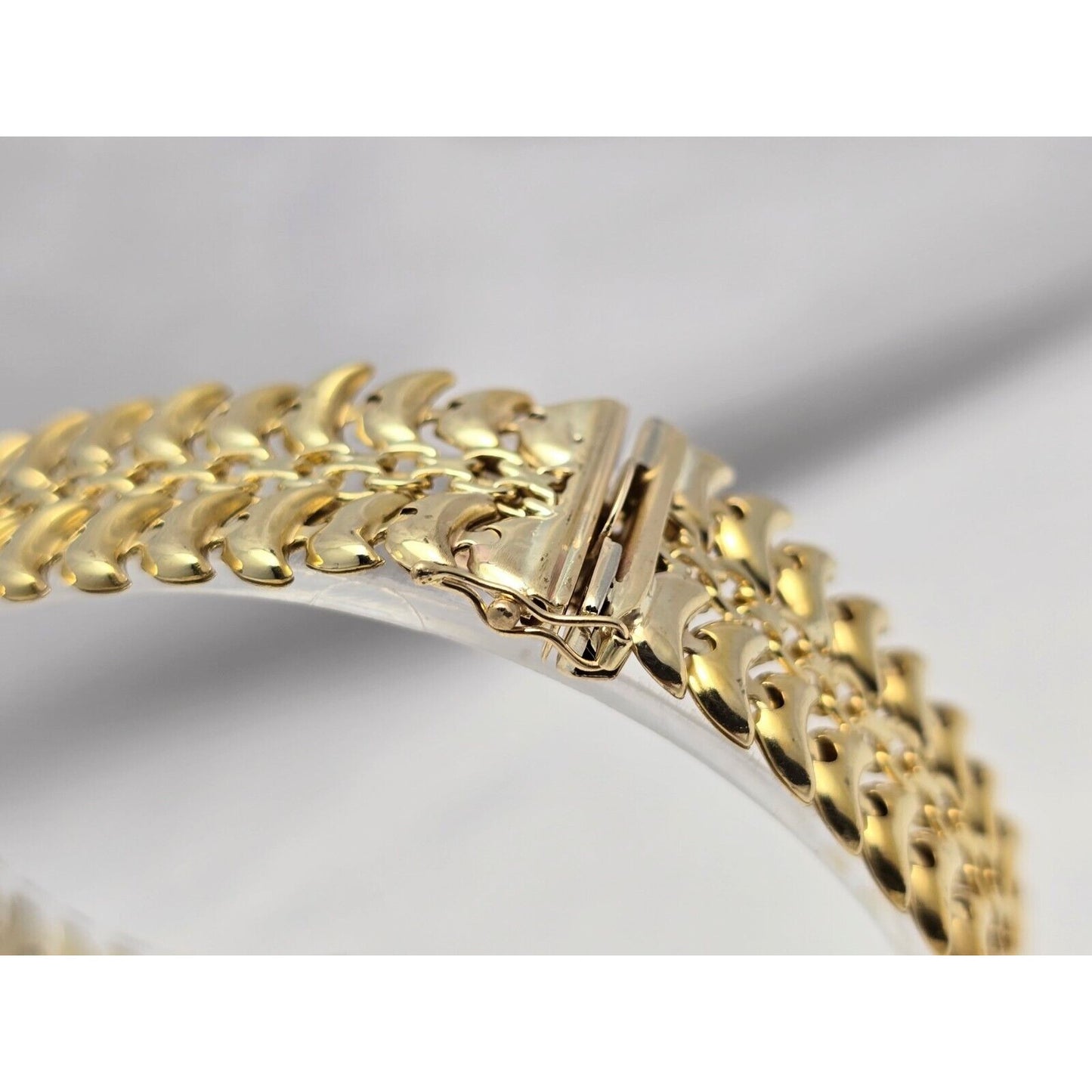 10K Yellow Gold Custom Link Bracelet