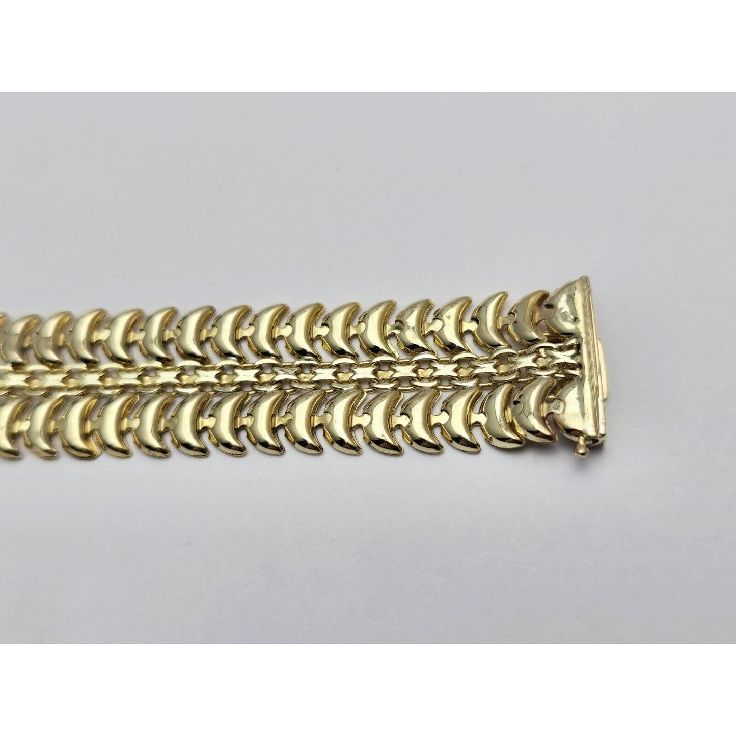 10K Yellow Gold Custom Link Bracelet