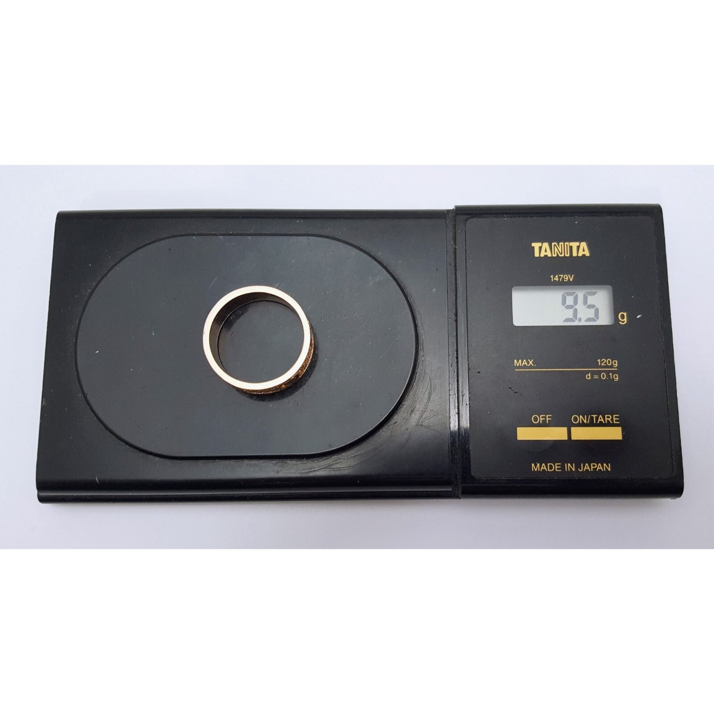 18K Rose Gold Diamond Wedding Ring Band