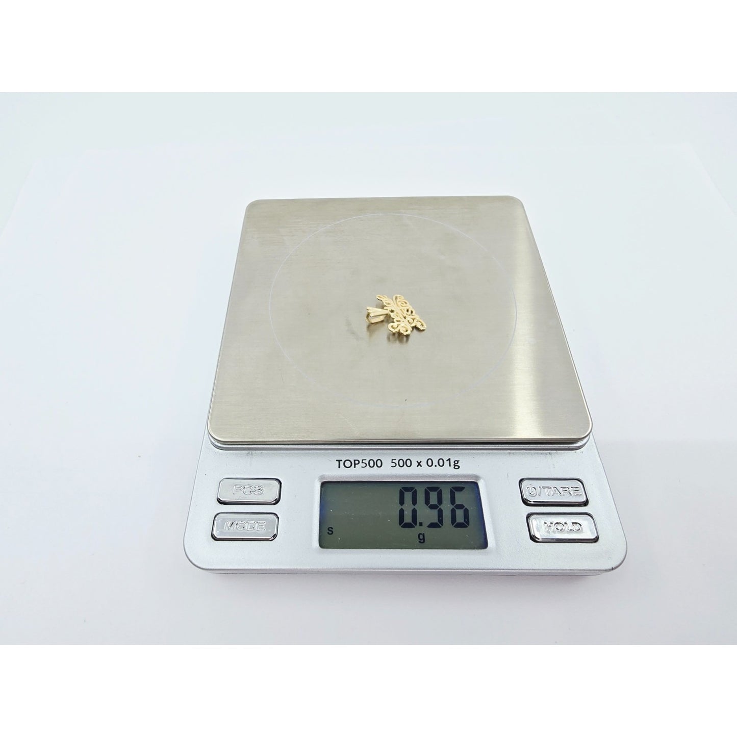 14K Yellow Gold Initial "Special Sister" Charm Pendant
