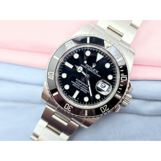 2016 Rolex Submariner Ceramic Bezel 40mm 116610LN Stainless Steel Black Dial