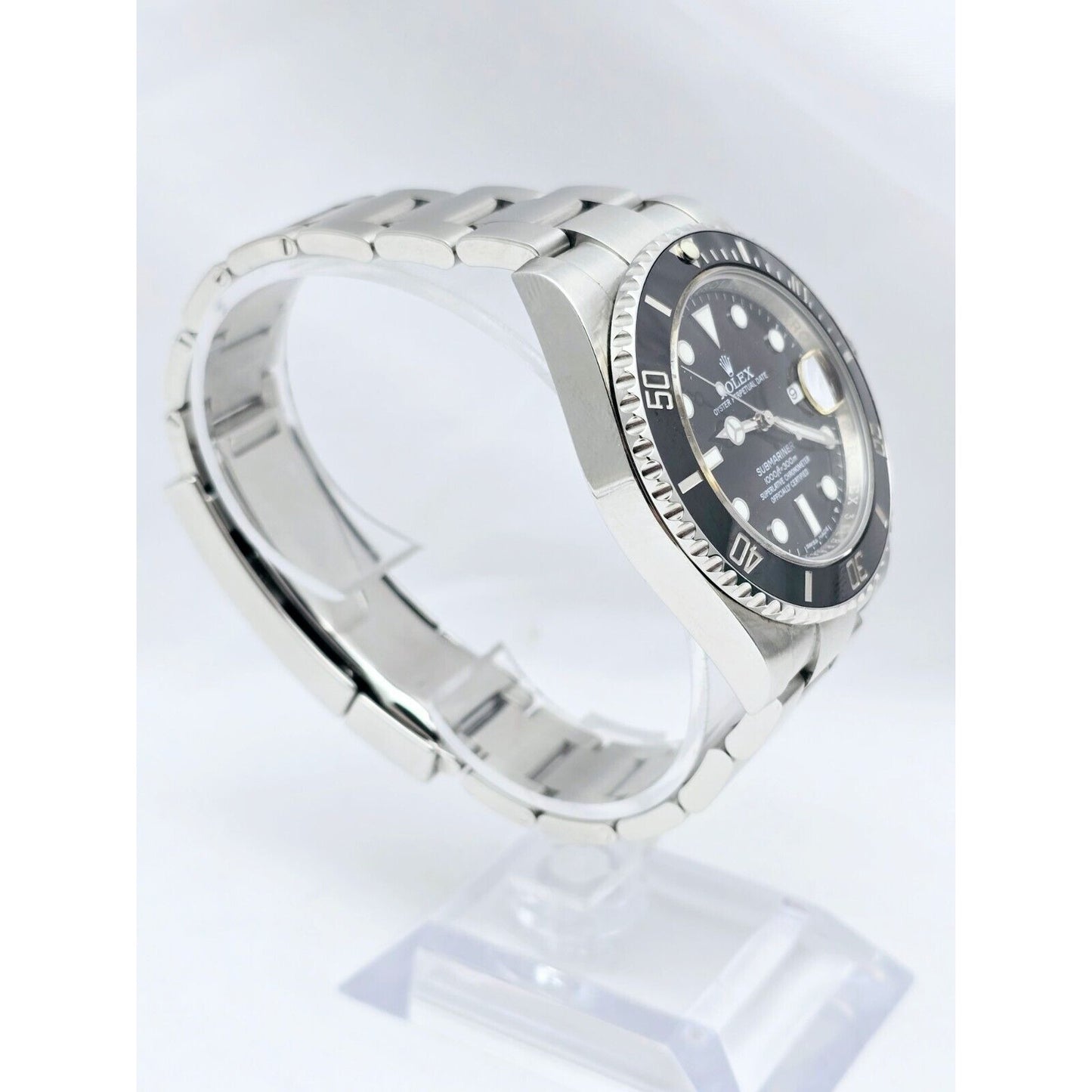 2016 Rolex Submariner Ceramic Bezel 40mm 116610LN Stainless Steel Black Dial