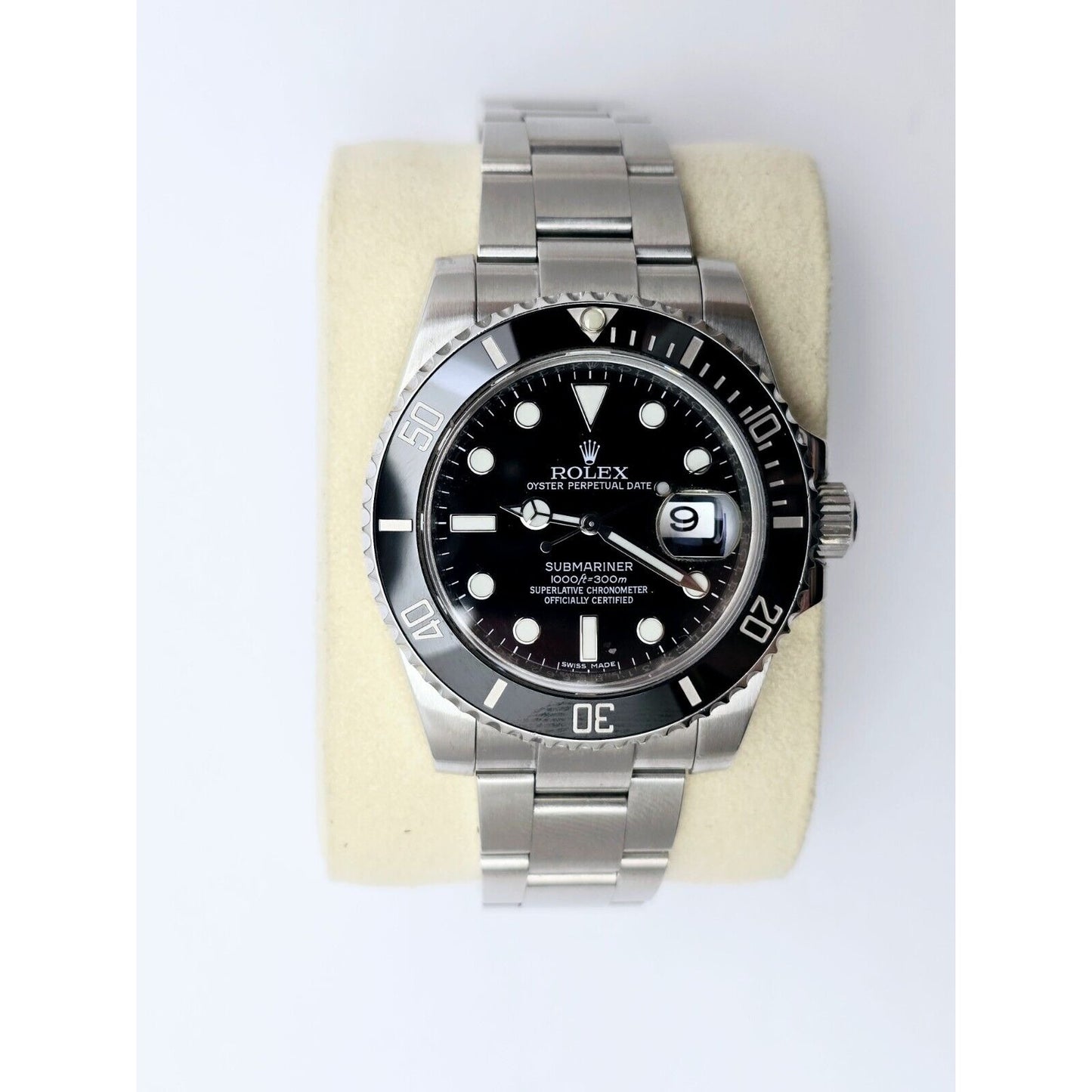 2016 Rolex Submariner Ceramic Bezel 40mm 116610LN Stainless Steel Black Dial