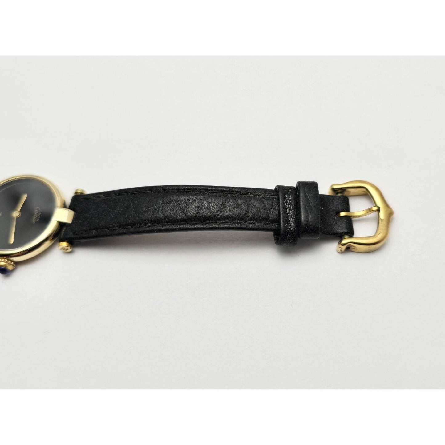 Must de Cartier Paris Vermeil Quartz 18K Gold Plated 925 Silver 24MM 137149