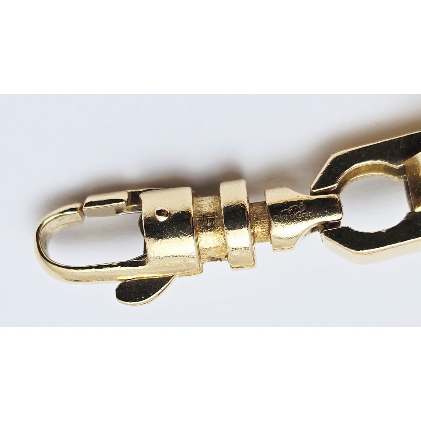 Large Heavy 18K Yellow Gold Fancy Link Chain Necklace