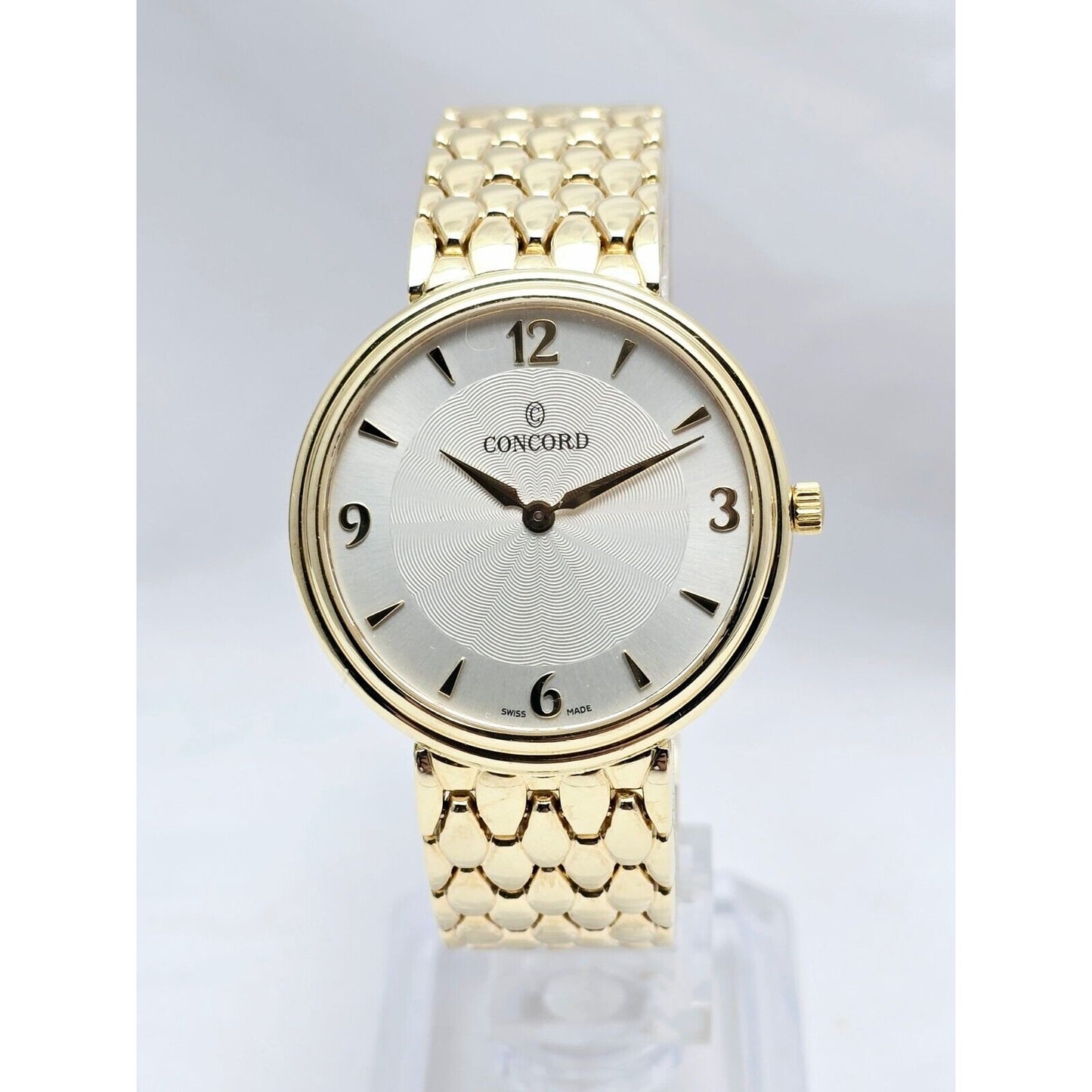 Concord 20.G1.1893 1251004 14K Yellow Gold 34mm Case Swiss Quartz Watch