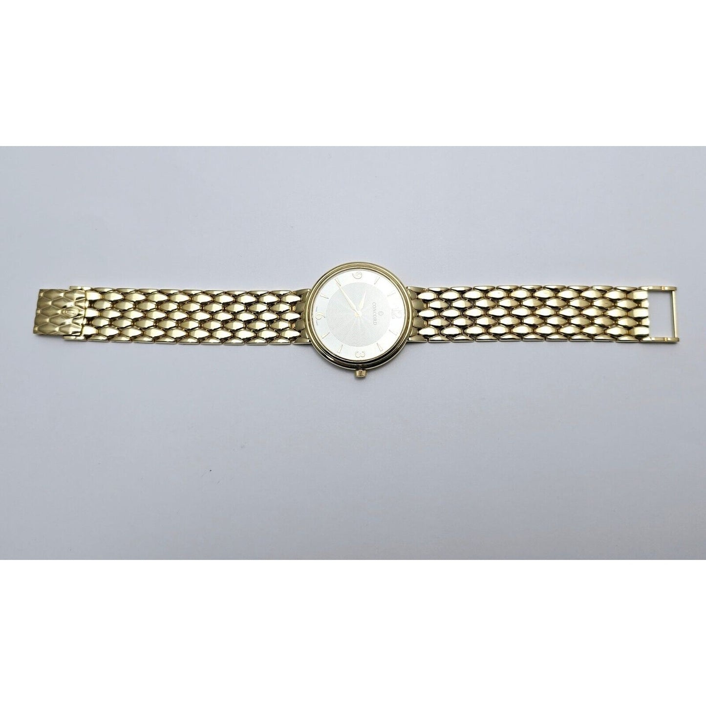 Concord 20.G1.1893 1251004 14K Yellow Gold 34mm Case Swiss Quartz Watch