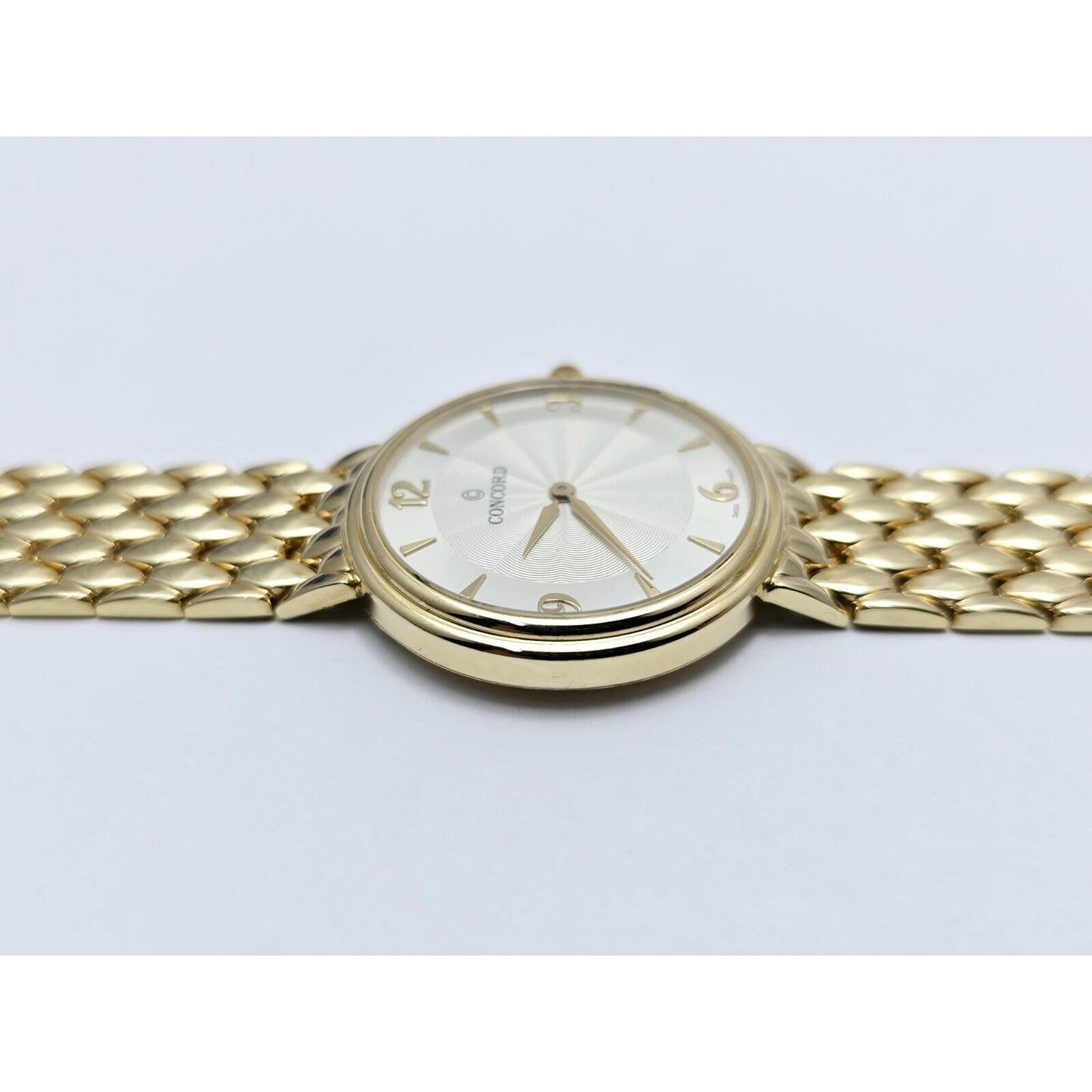 Concord 20.G1.1893 1251004 14K Yellow Gold 34mm Case Swiss Quartz Watch