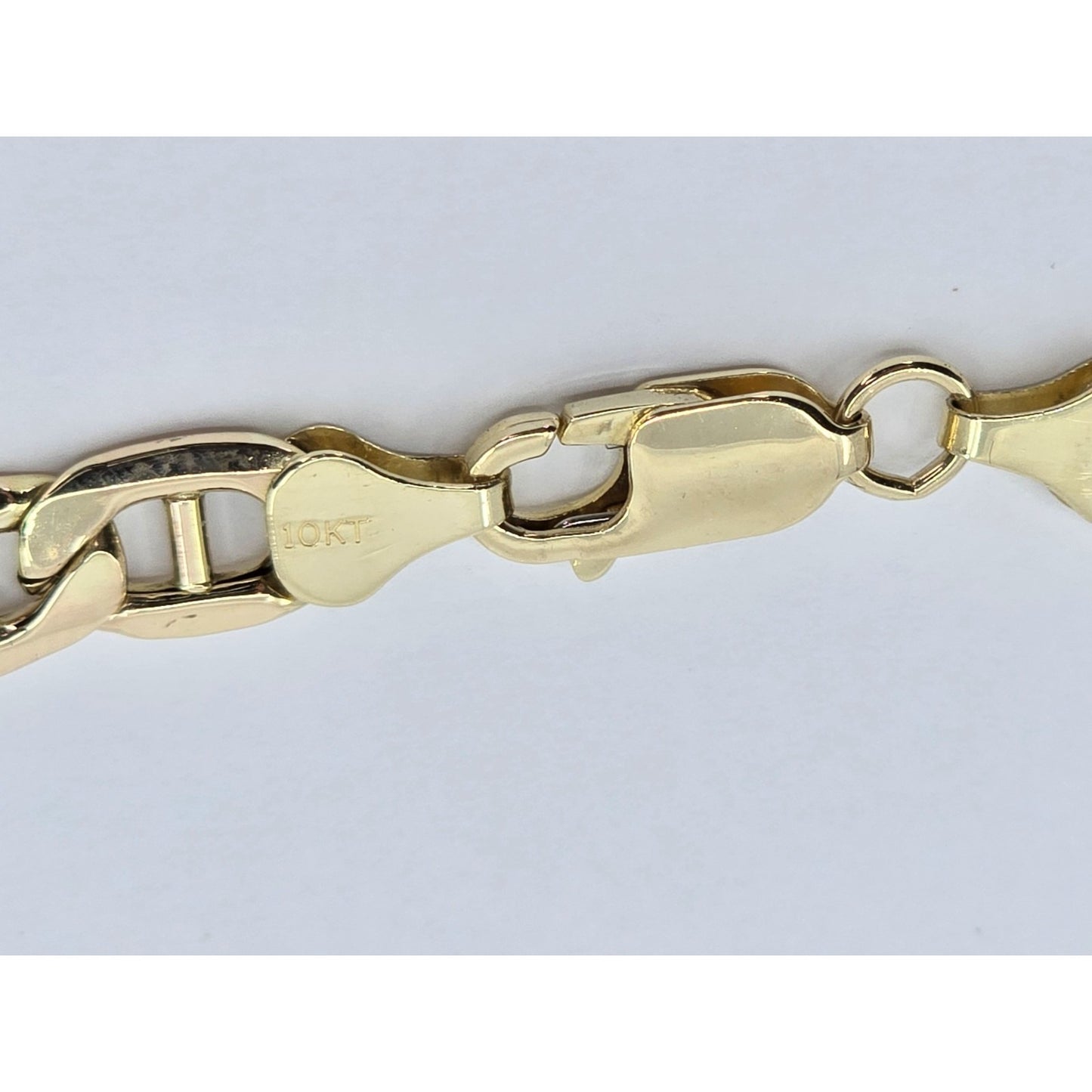 10K Yellow Gold Mariner Link Chain Bracelet