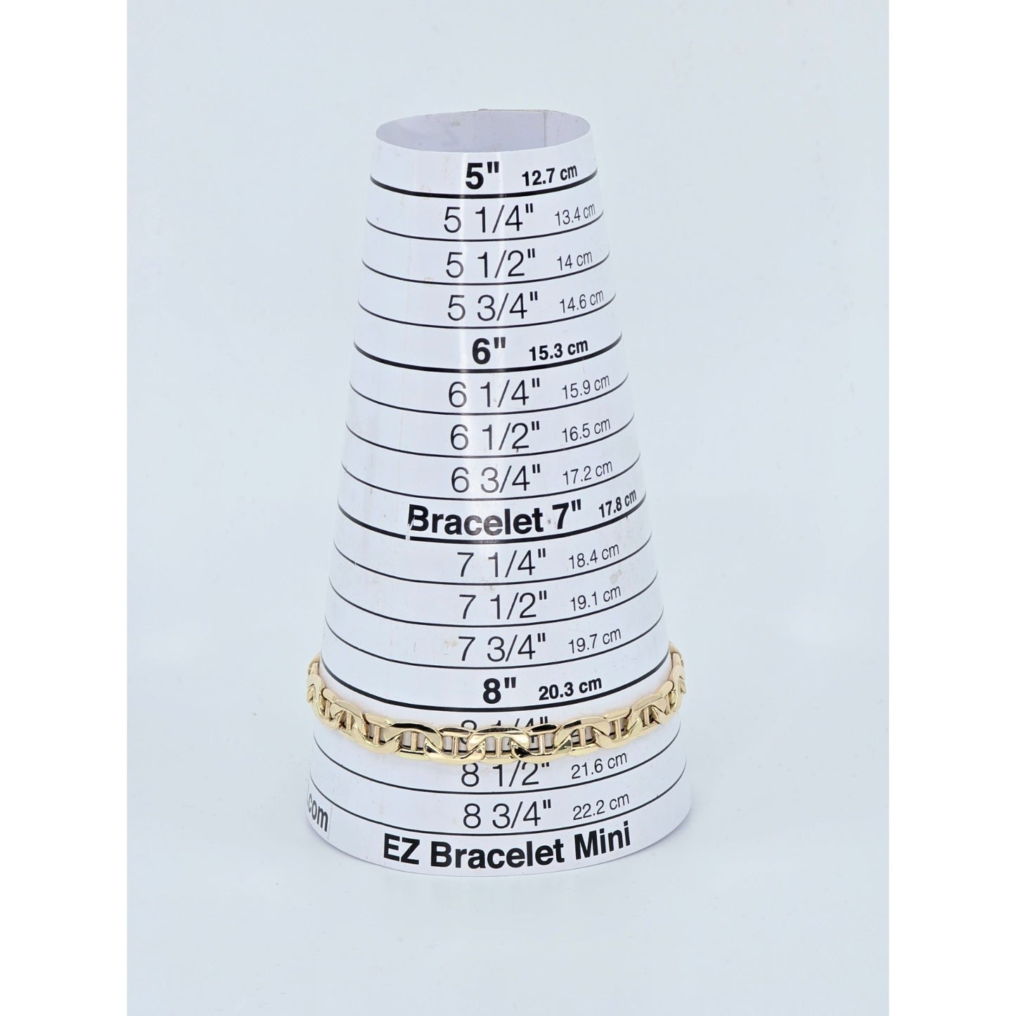 10K Yellow Gold Mariner Link Chain Bracelet