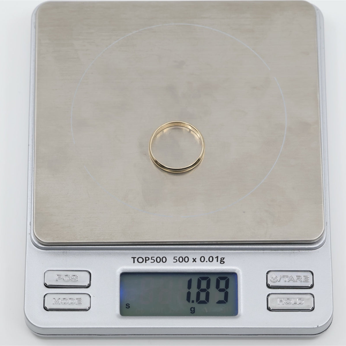 14K Yellow Gold Polished Wedding Band Ring