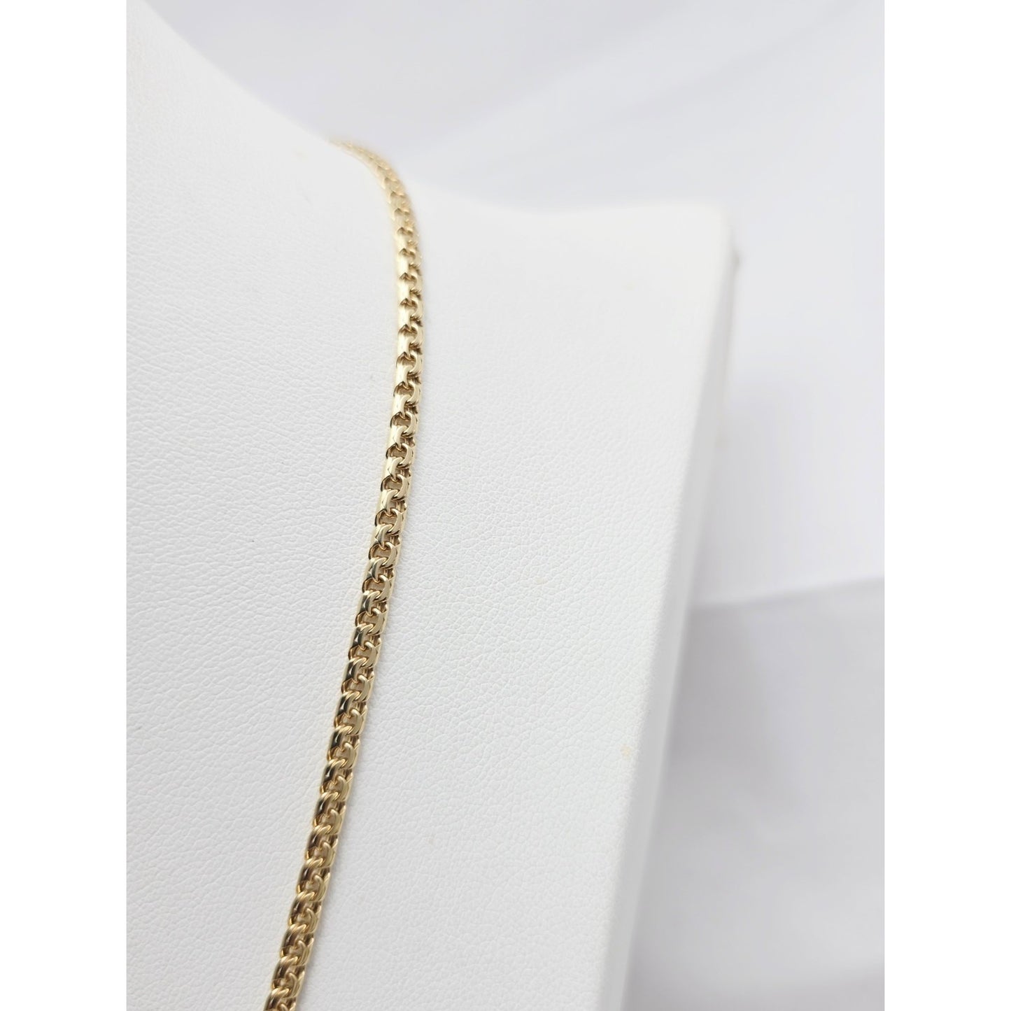 14K Yellow Gold Bismark Link Chain Necklace