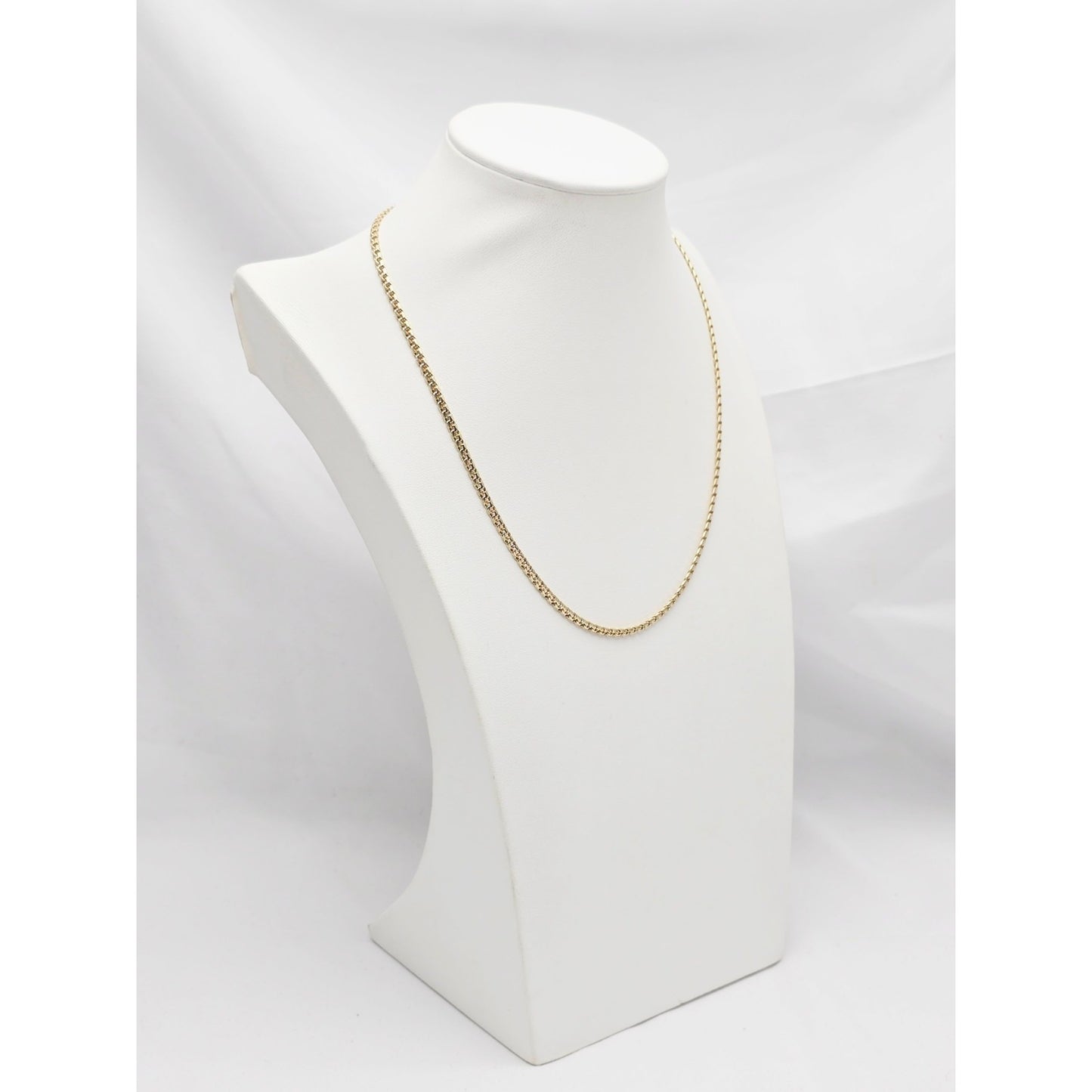 14K Yellow Gold Bismark Link Chain Necklace
