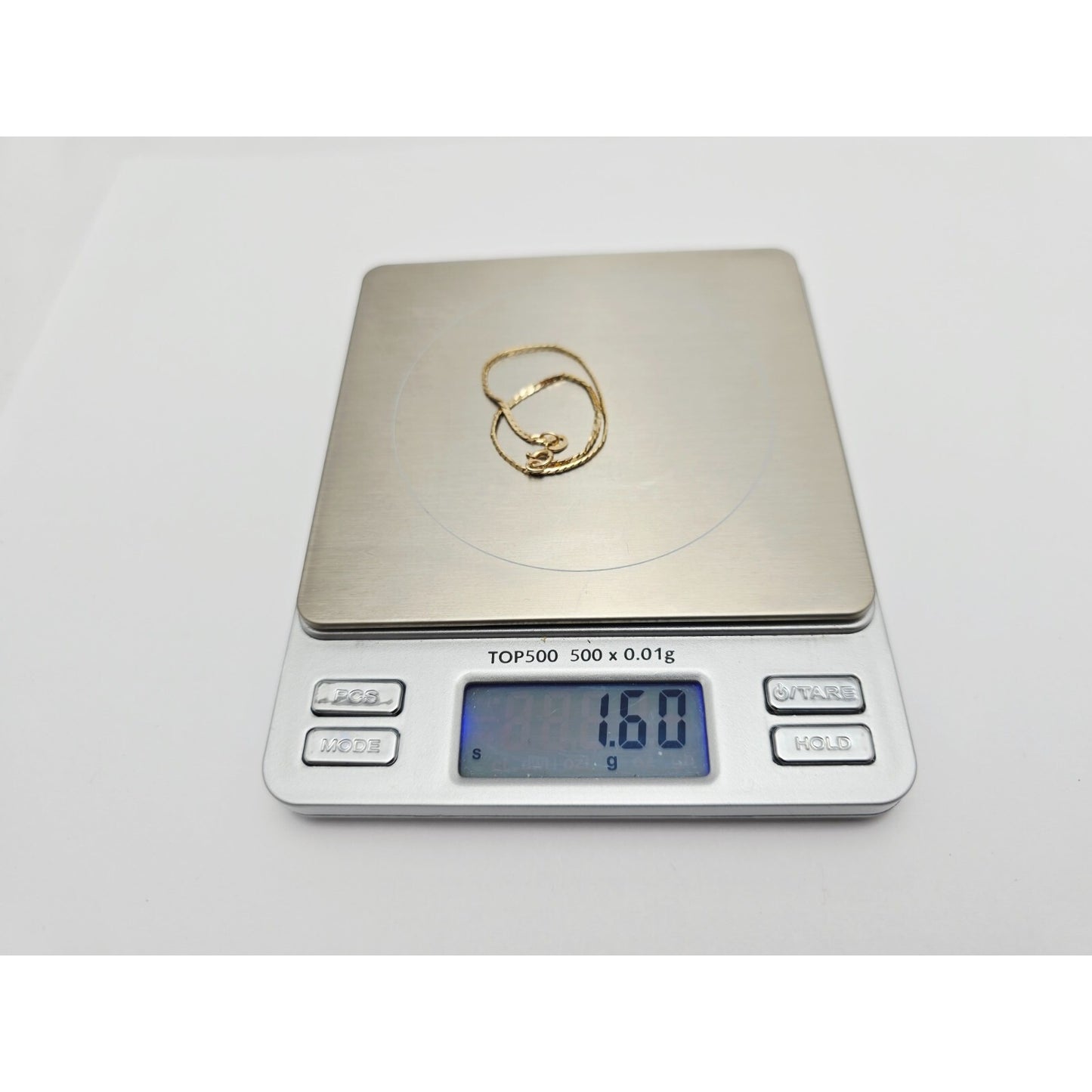 14K Yellow Gold Serpentine Link Chain Bracelet