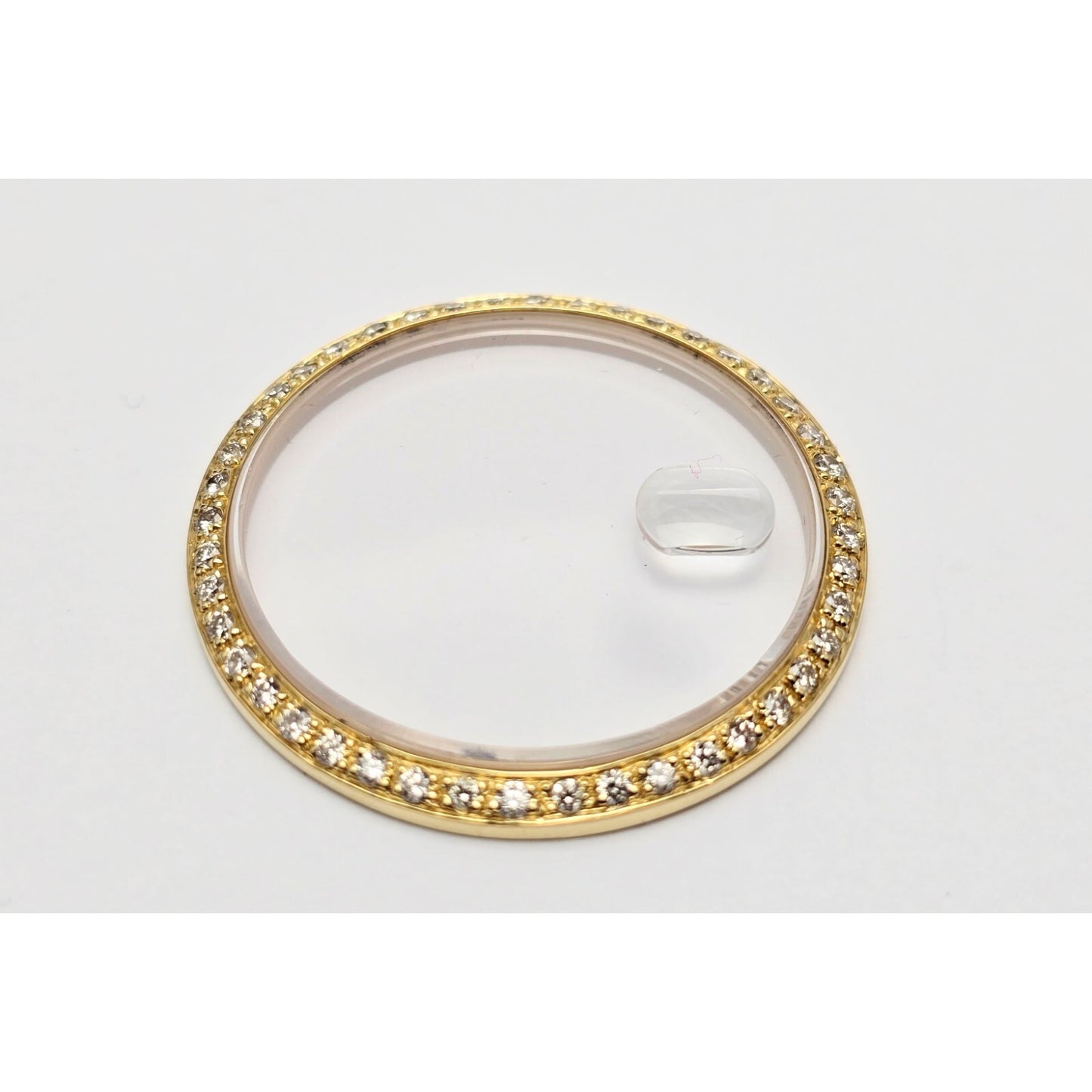 18K Gold 1ct Diamond Bezel for Rolex Datejust President 36mm & Sapphire Crystal
