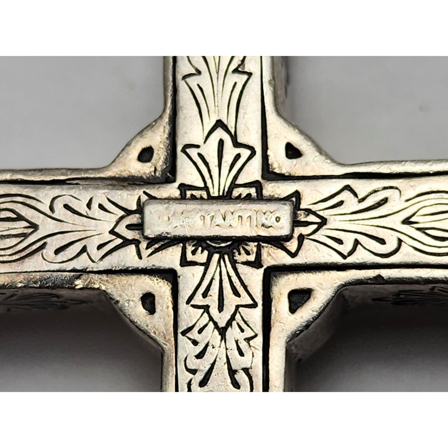 Konstantino 18K Gold Sterling Silver Garnet Tourmaline Topaz Cross Charm Pendant