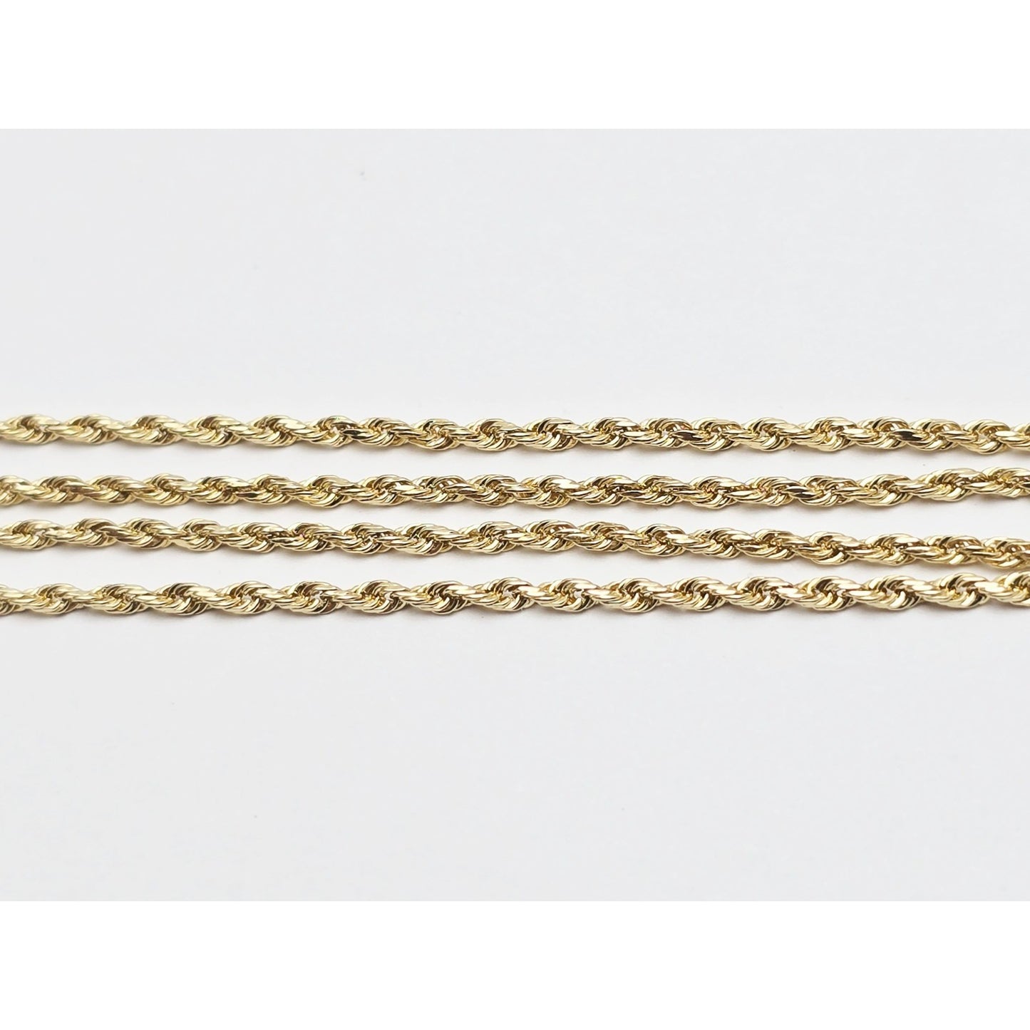 14K Yellow Gold Child Kid Baby Rope Chain Necklace