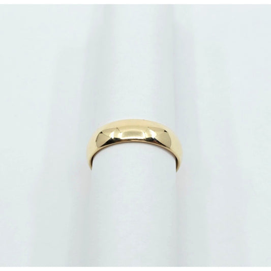 10K Yellow Gold Polished Wedding Band Ring