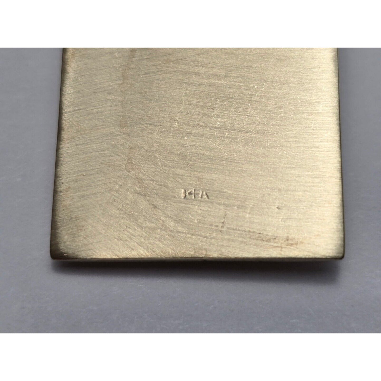 14K Yellow Gold Ruby & Sapphire Diploma Graduate Square Charm Pendant