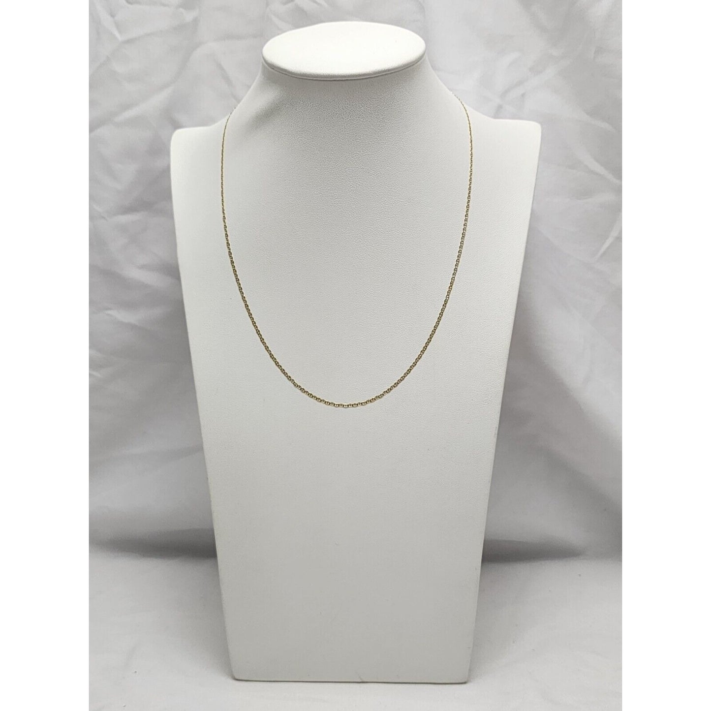 14K Two Tone Gold Diamond Cut Mariner Link Chain Necklace