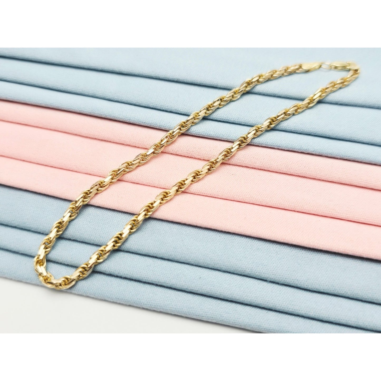 14K Yellow Gold Rope Bracelet