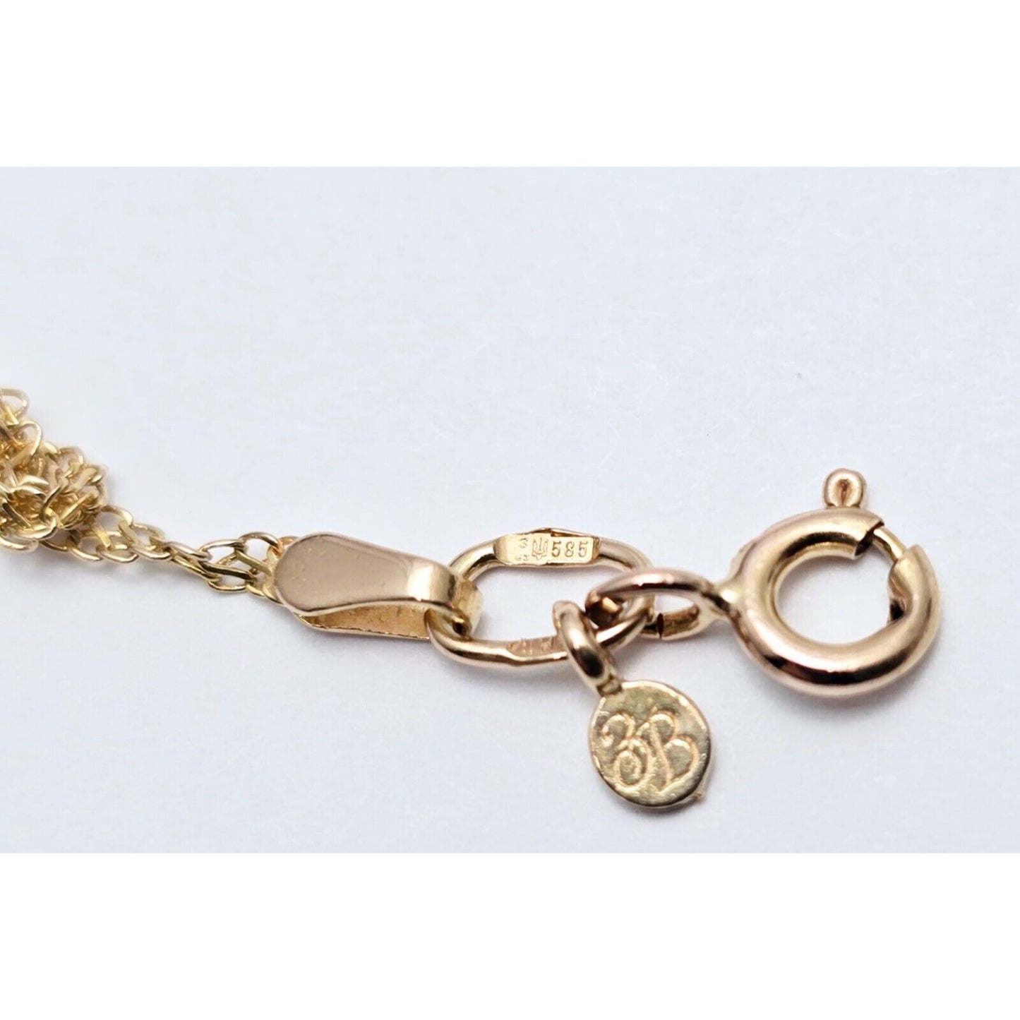 Thin 14K Yellow Gold Twisted Mesh Rope Chain Necklace