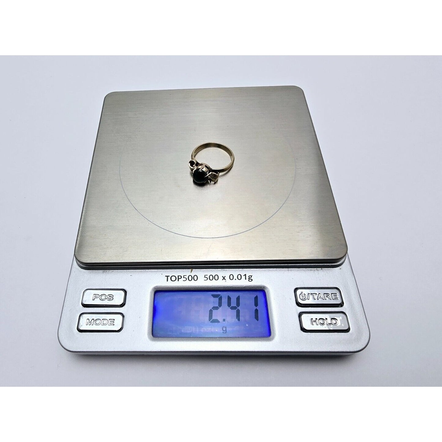 Vintage 10K Yellow Gold Star Sapphire Ladies Ring