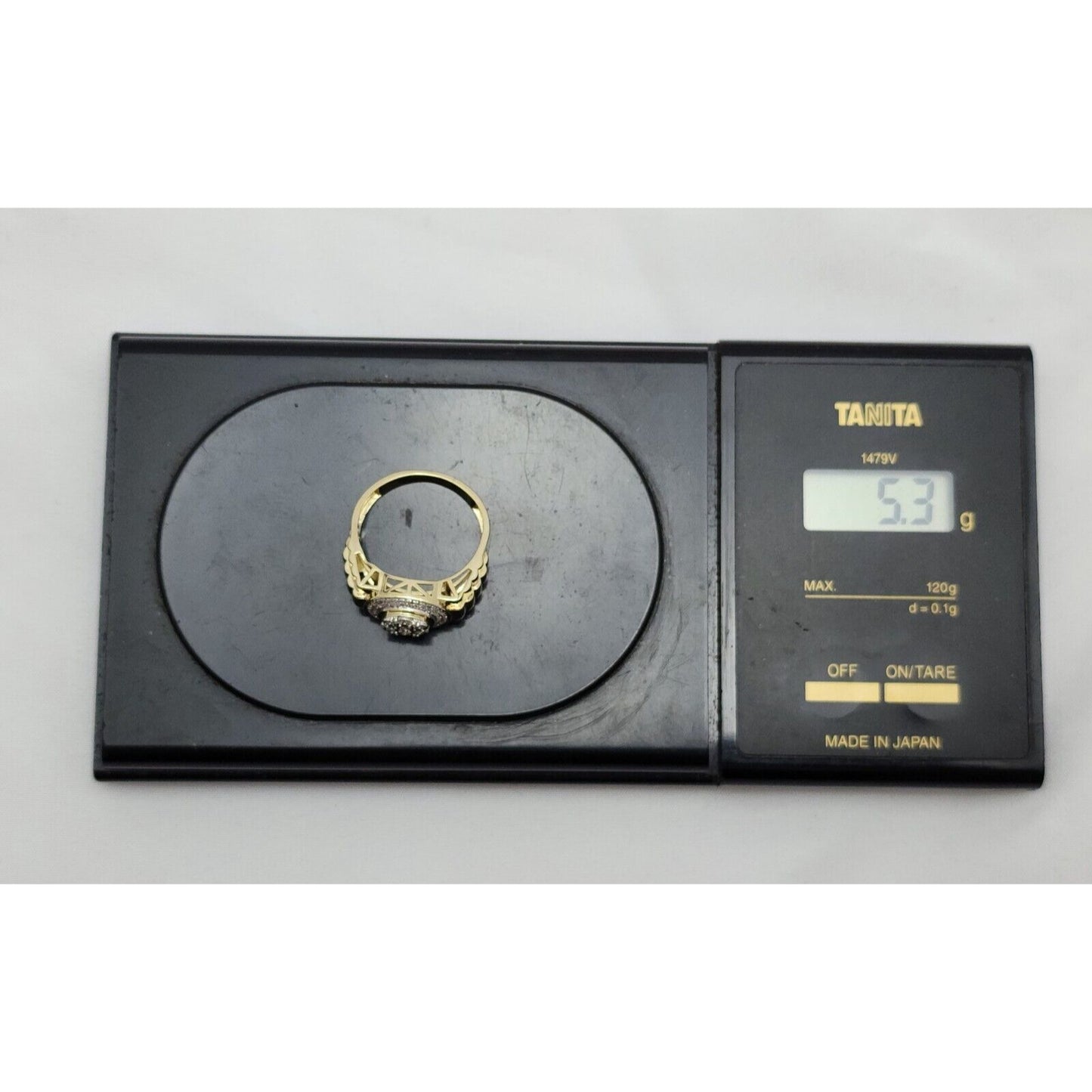 10K Two Tone Gold Rolex Diamond Ring