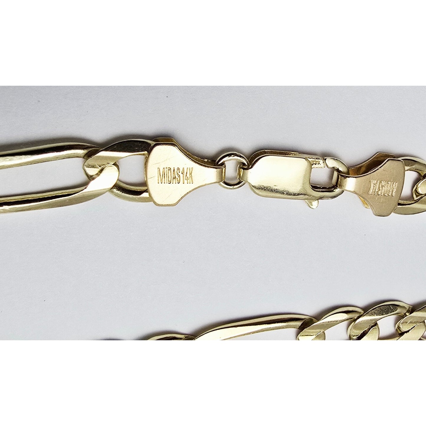 14K Yellow Gold Figaro Link Bracelet