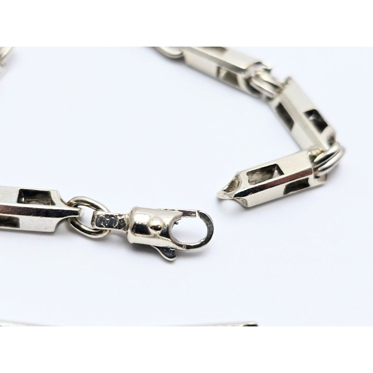 10K White Gold Custom Link Chain Necklace