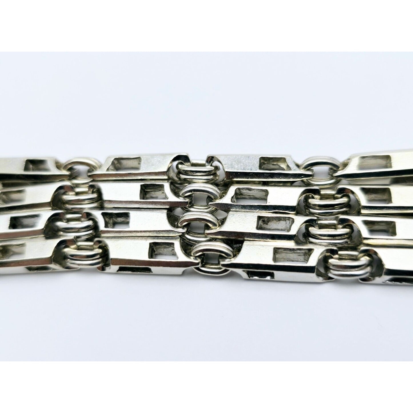 10K White Gold Custom Link Chain Necklace