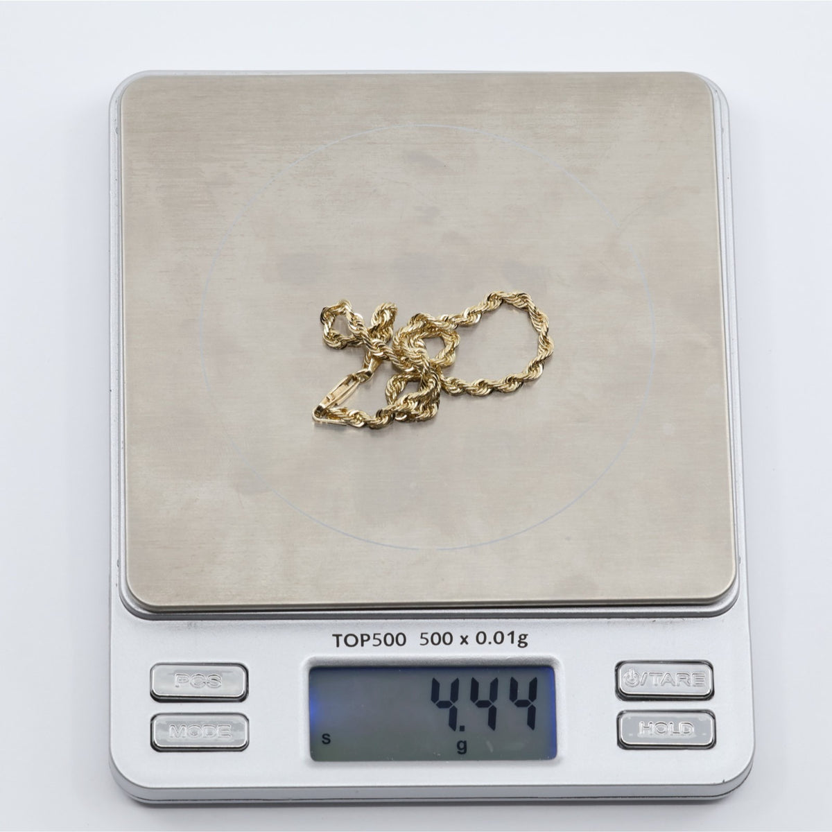 10K Yellow Gold Rope Bracelet