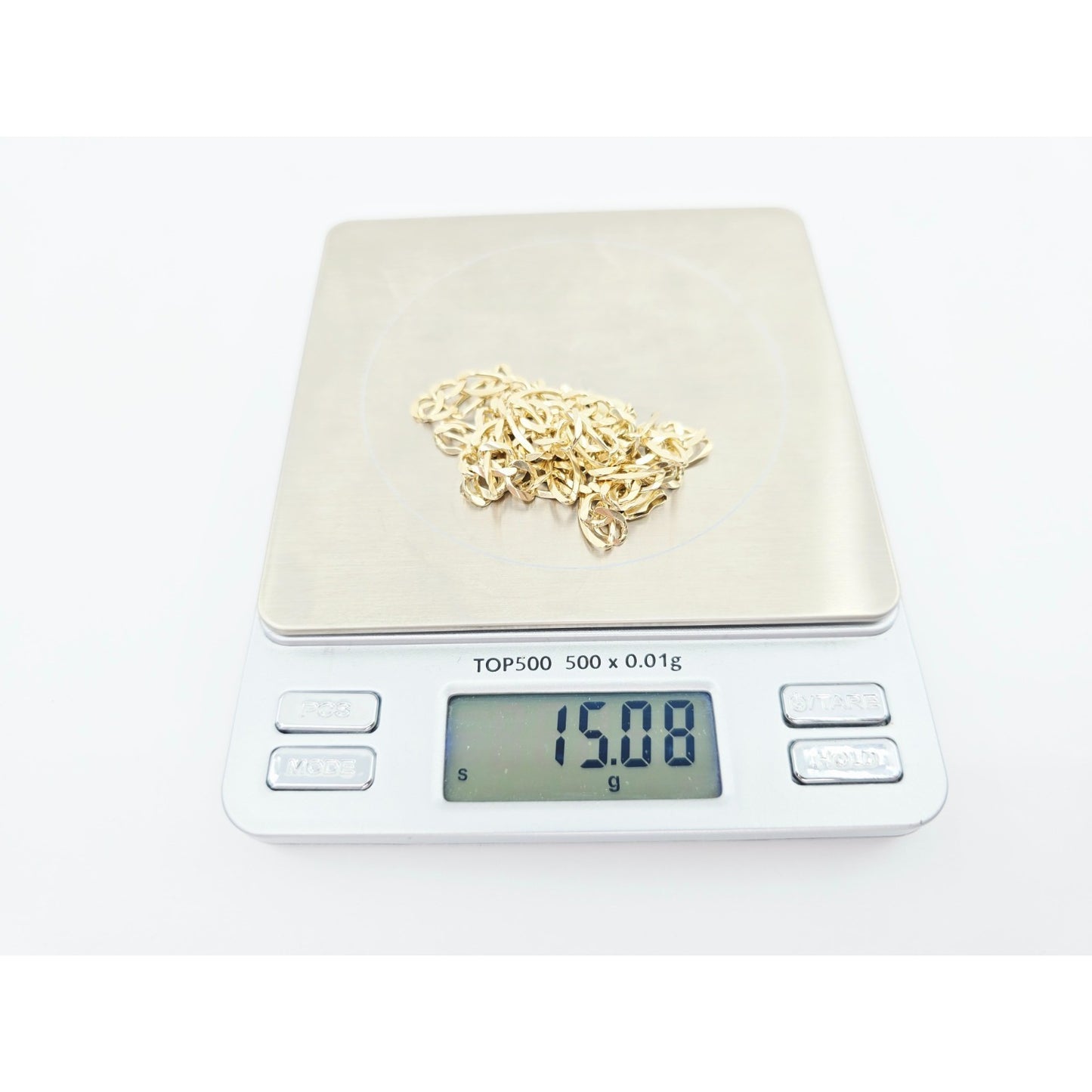 10K Yellow Gold Figaro Link Chain Necklace