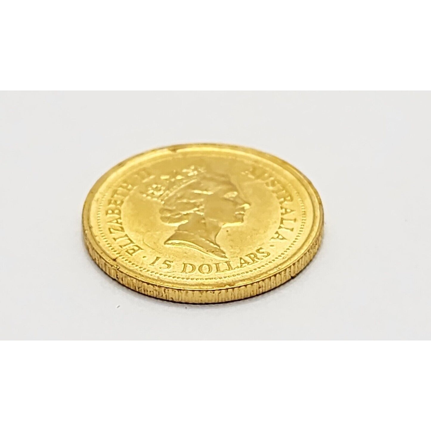 1997 Australian Elizabeth II 15 Dollars 3rd Portrait Kangaroo Gold Proof Coin